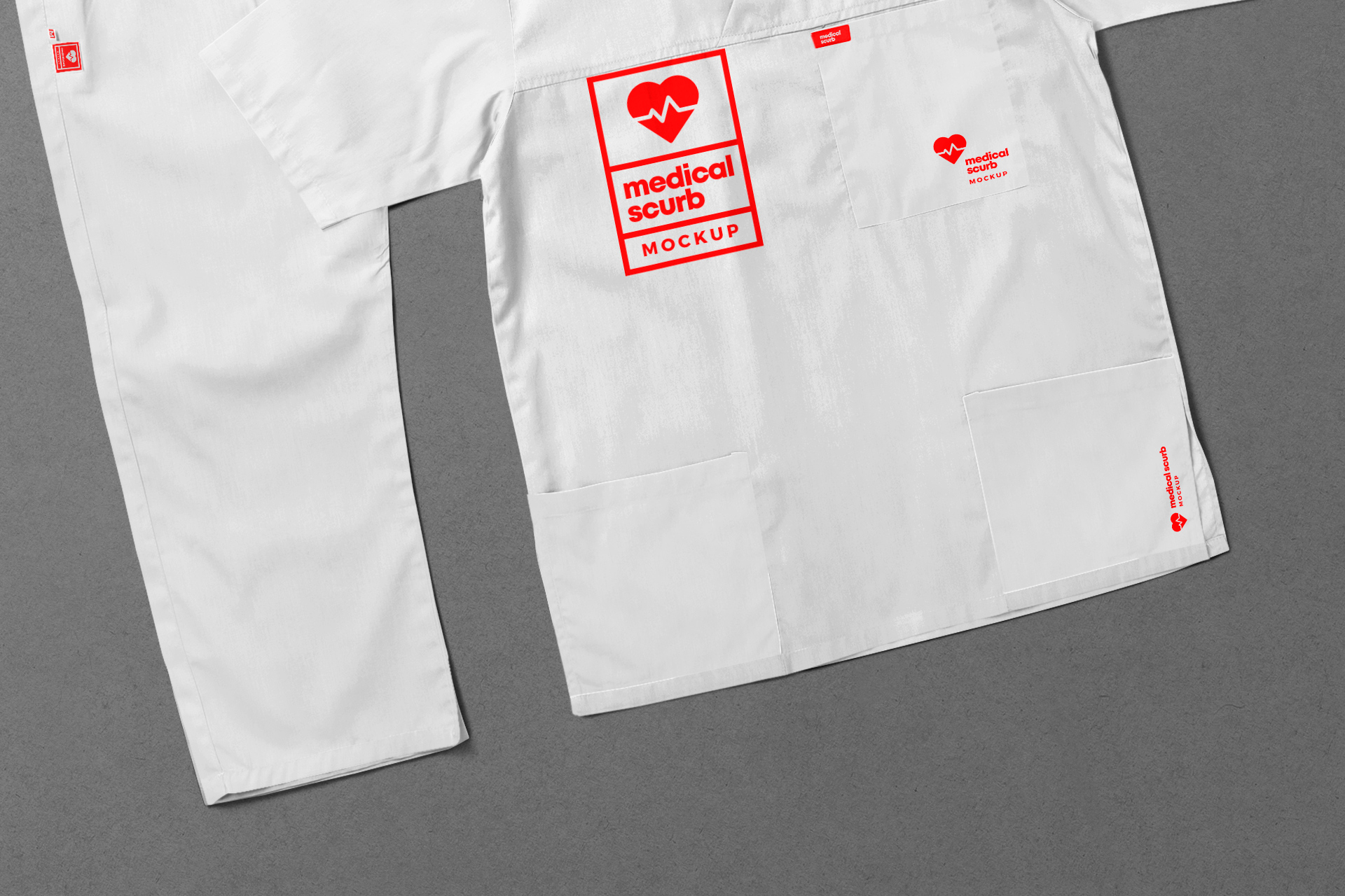 customizable doctor scrubs template