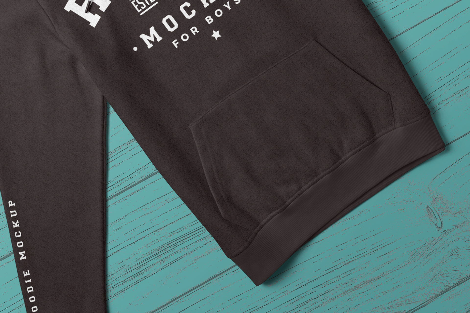 casual hoodie mock-up