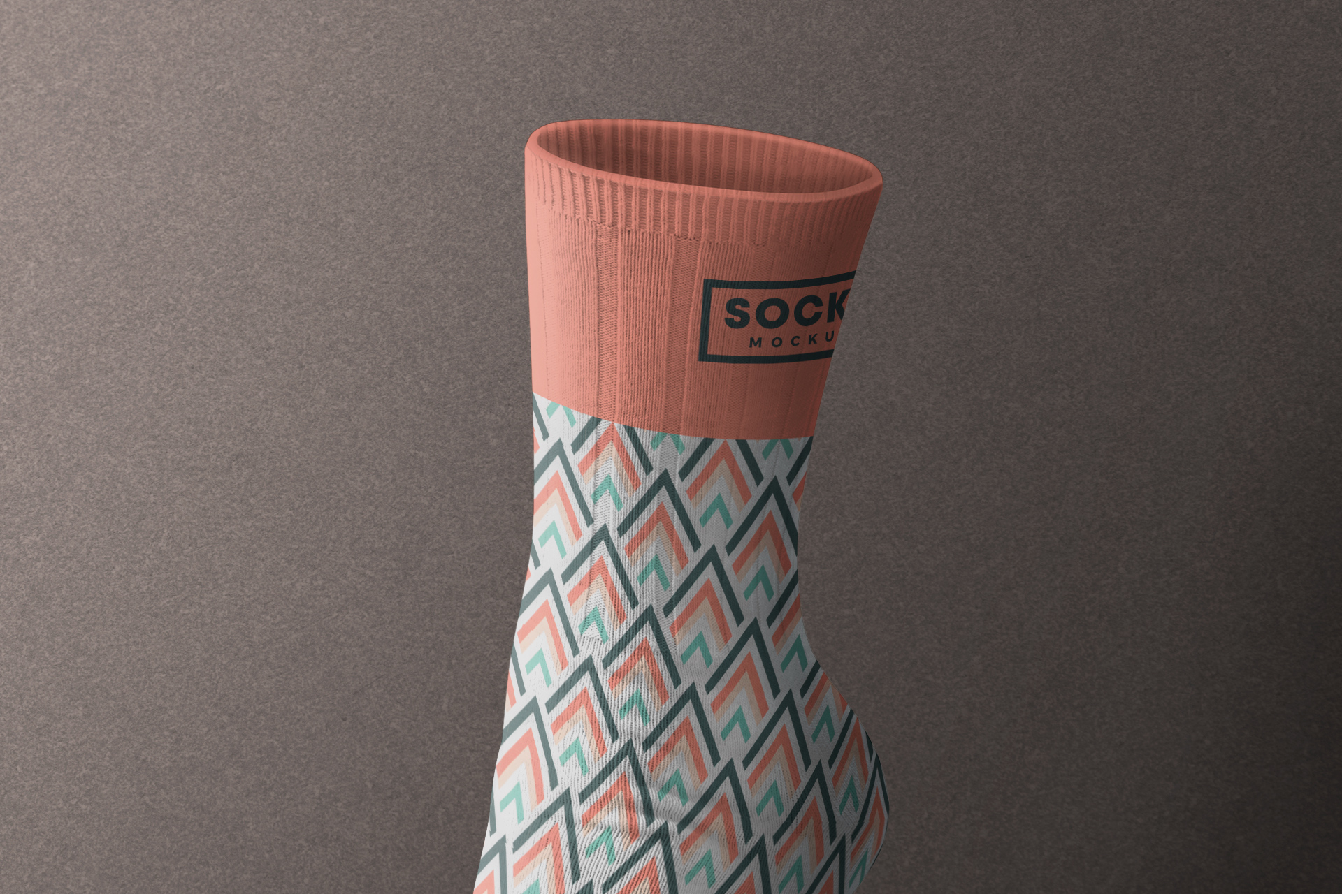 casual socks mock-up