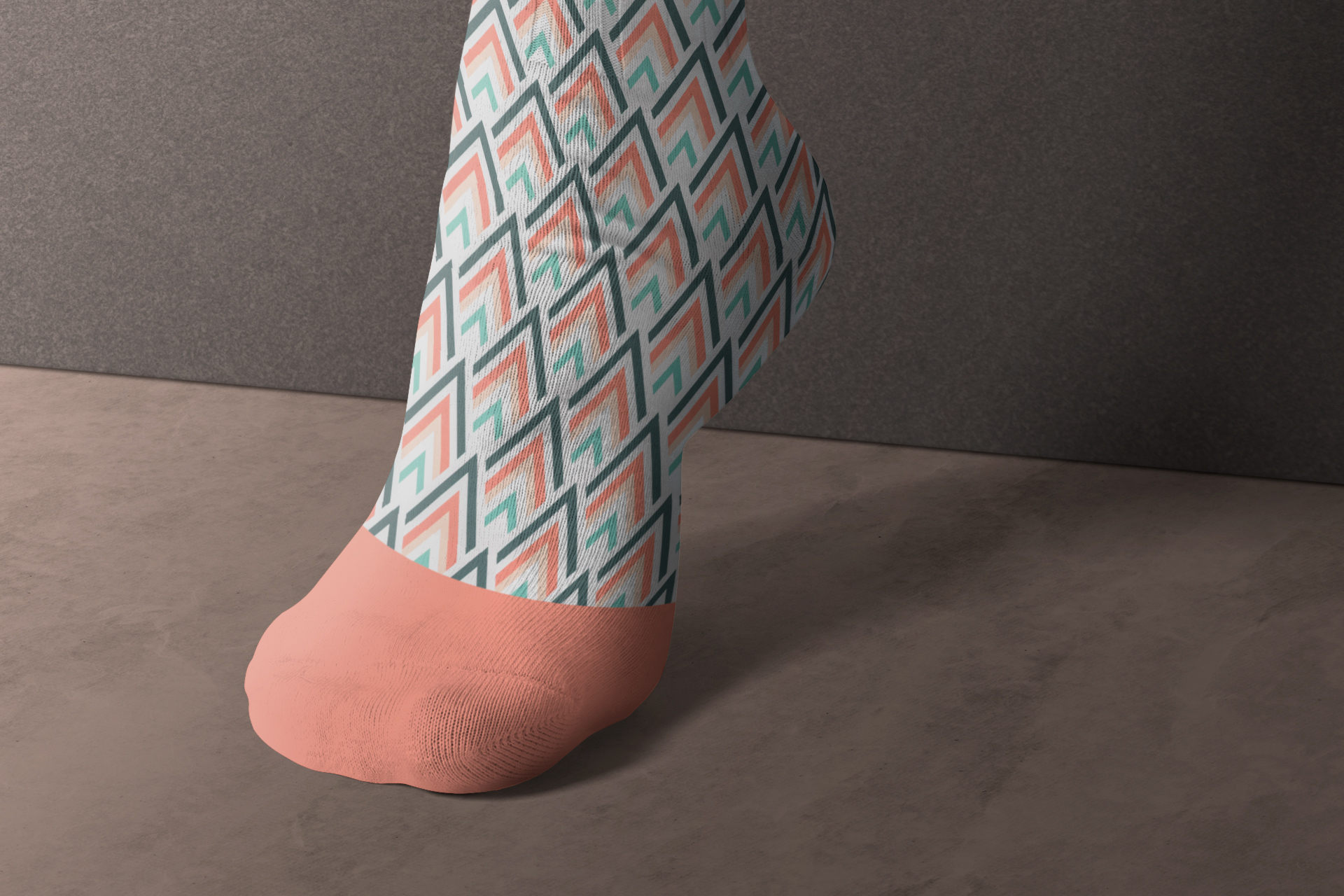 casual socks mock-up