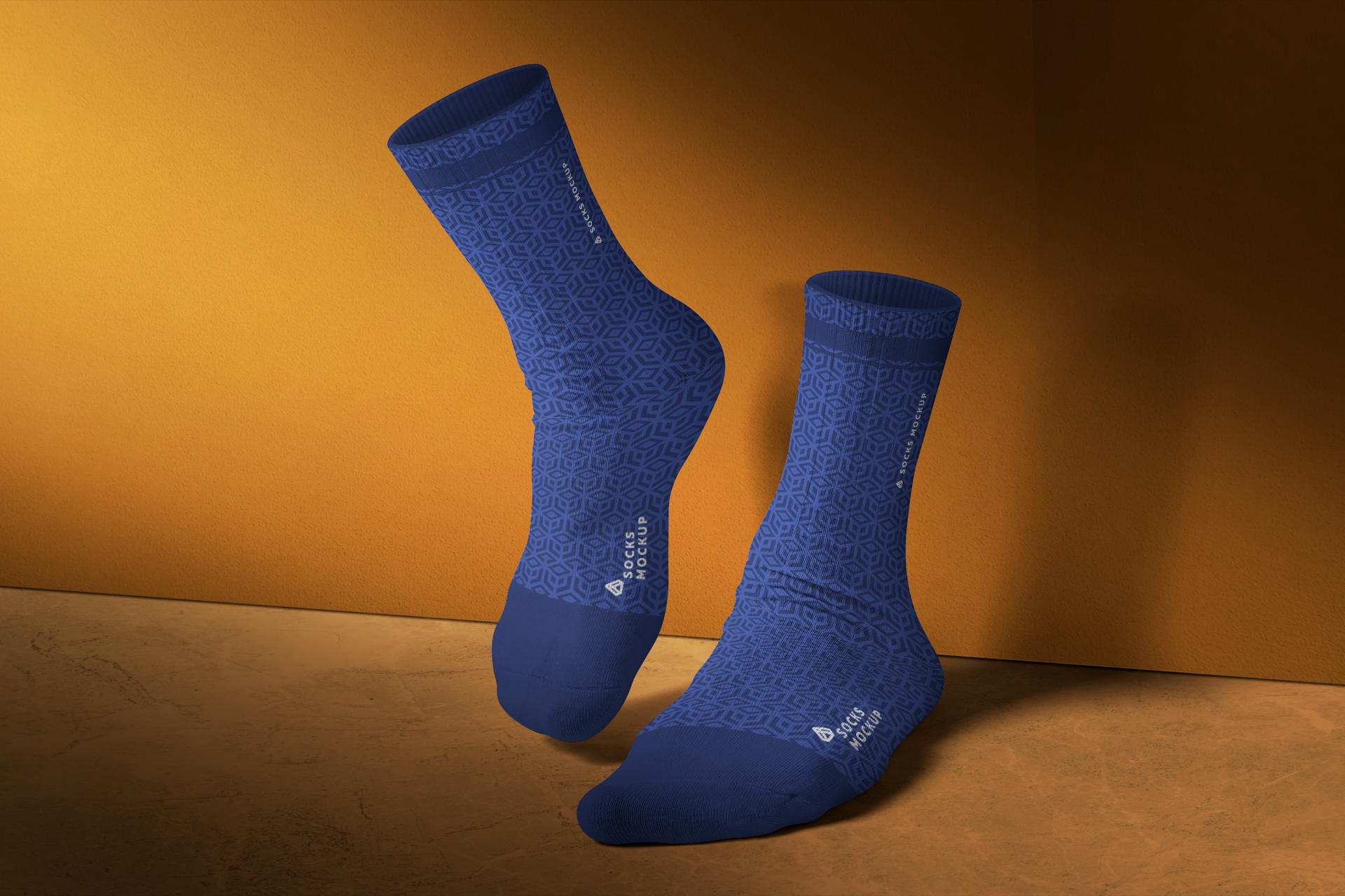 Sports Socks Mockup High-Resolution PSD