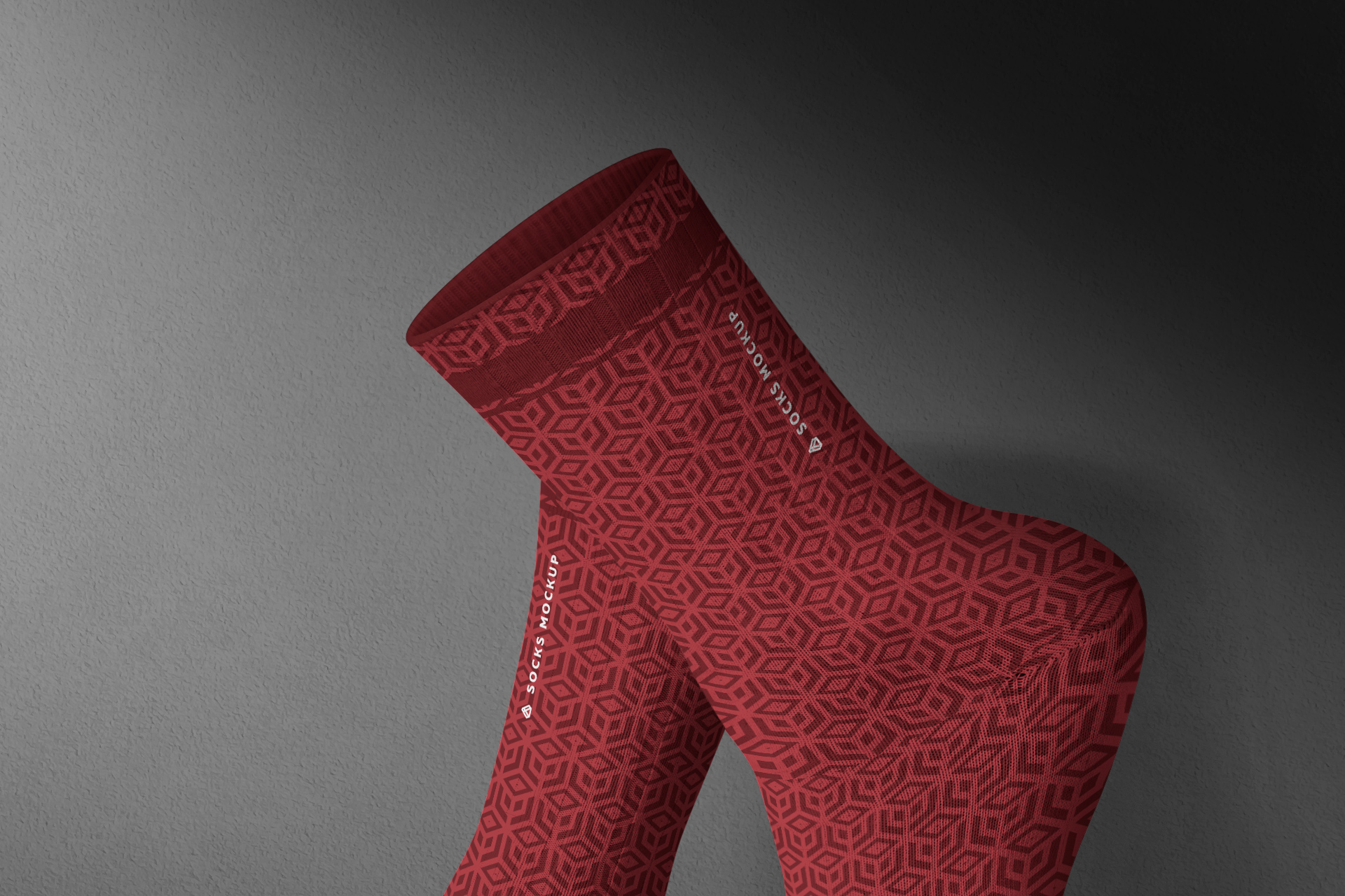 3D socks mockup