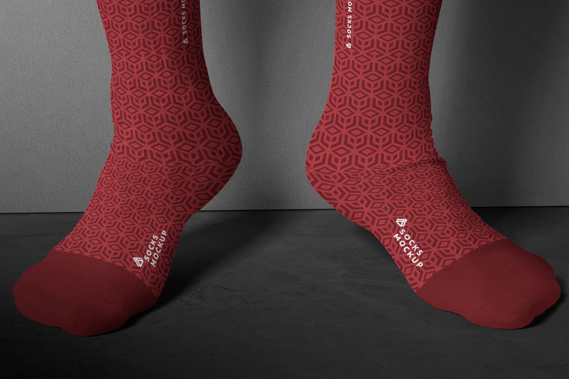3D socks mockup