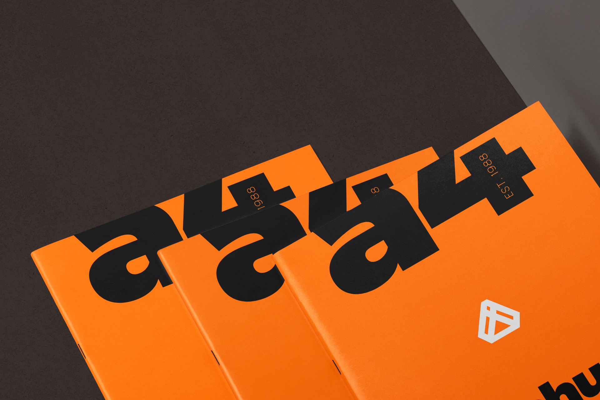 A4 brochure mock-up