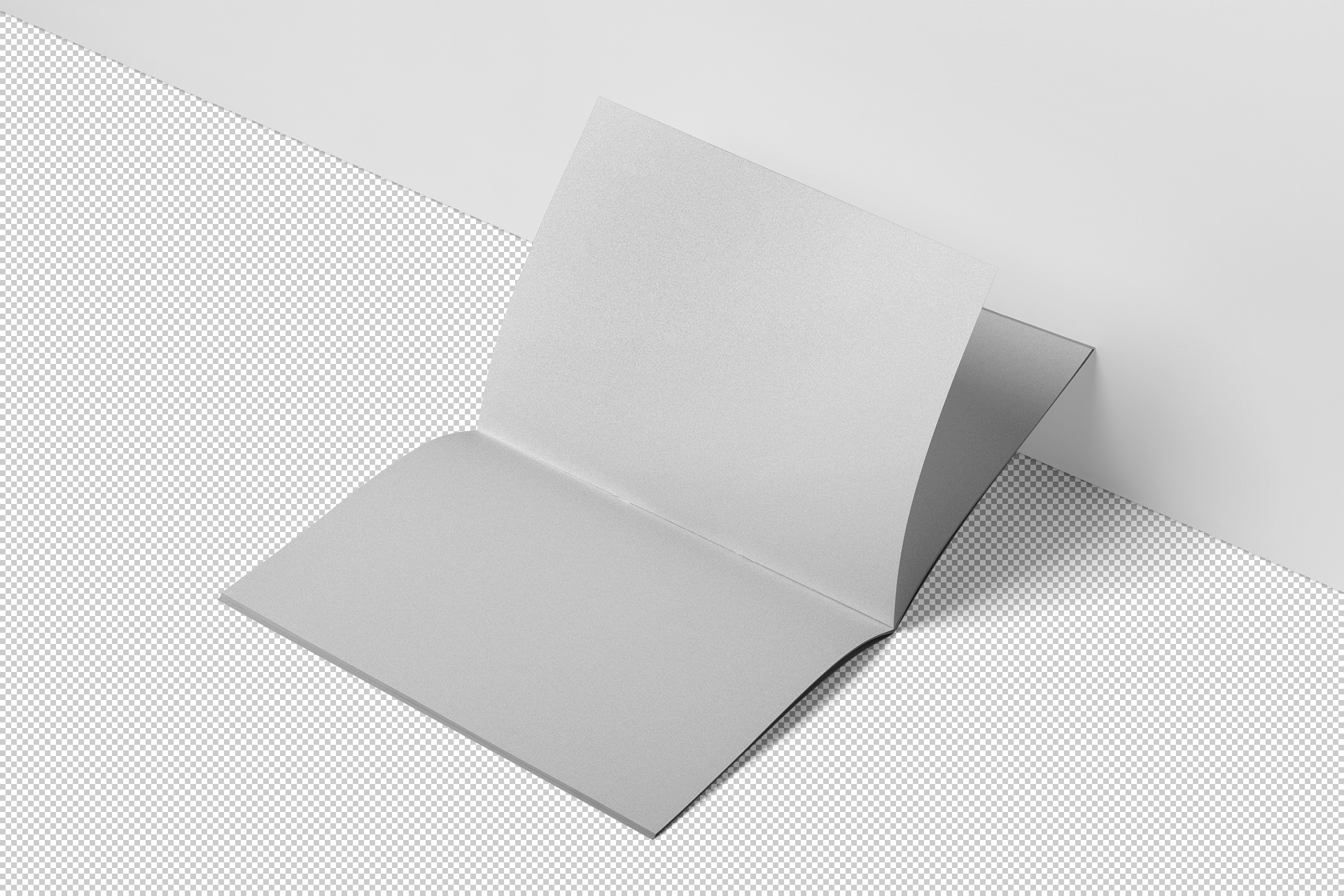 bi-fold brochure mockup