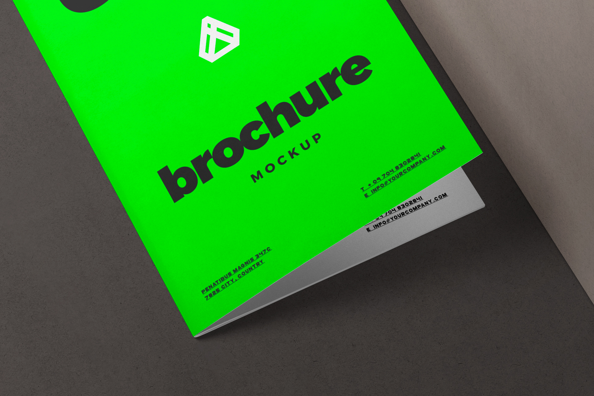 A4 brochure mock-up