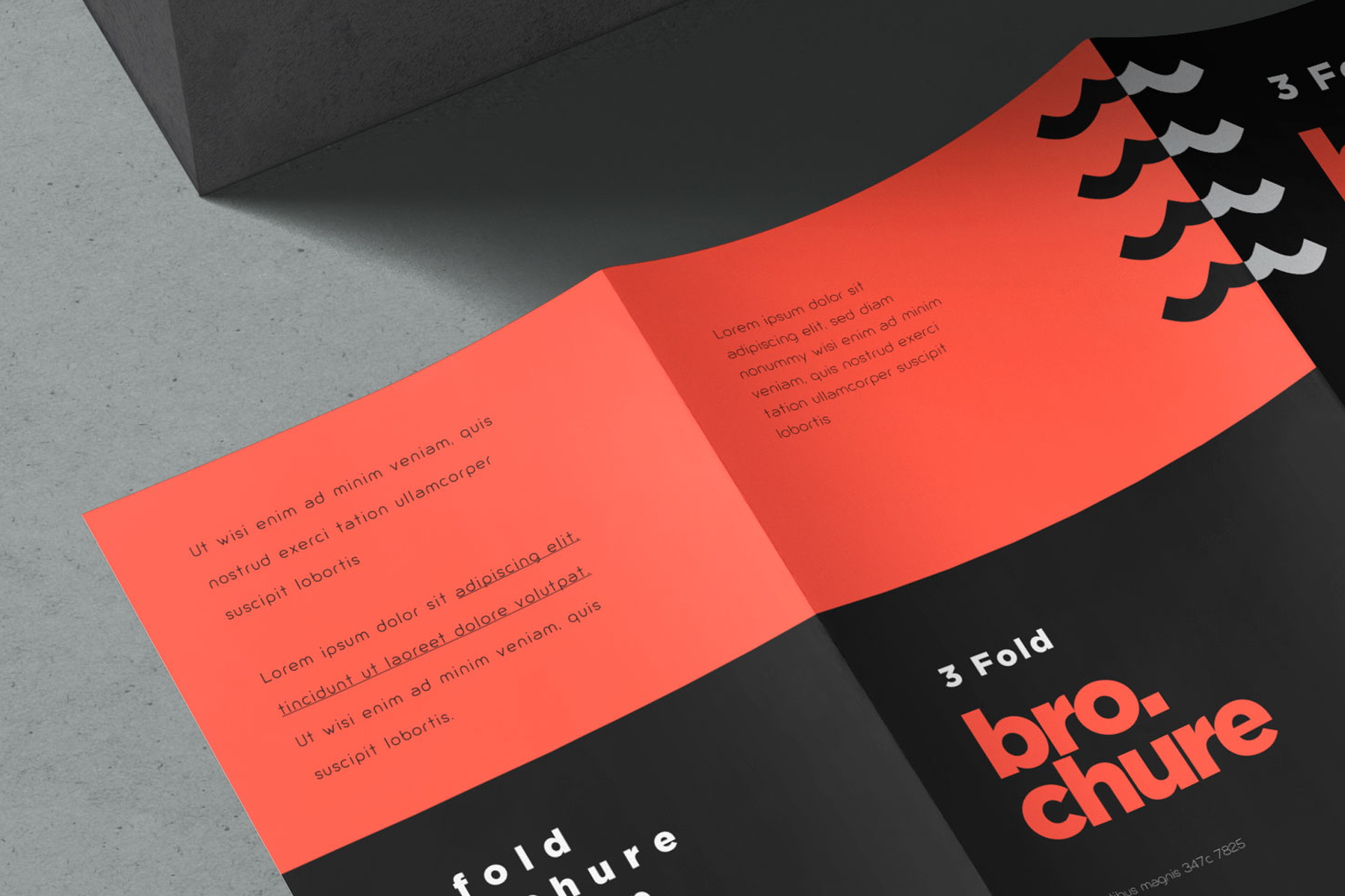 advertising material mockup