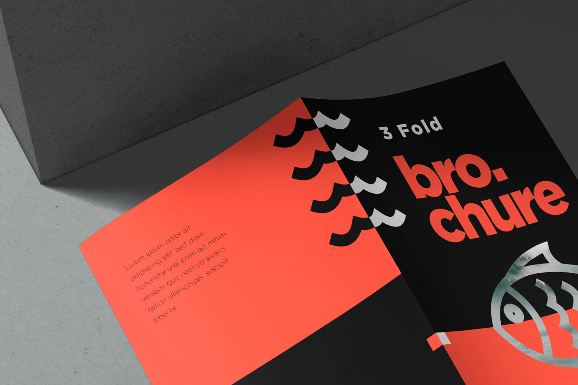 advertising brochure PSD