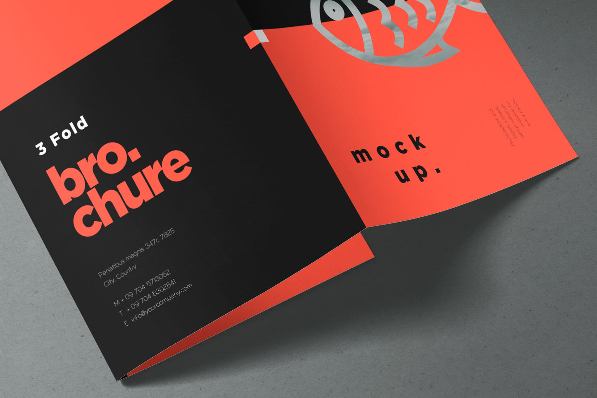 advertising brochure PSD