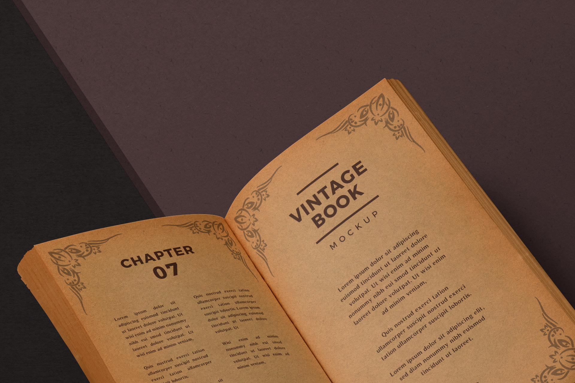 book publishing mockup