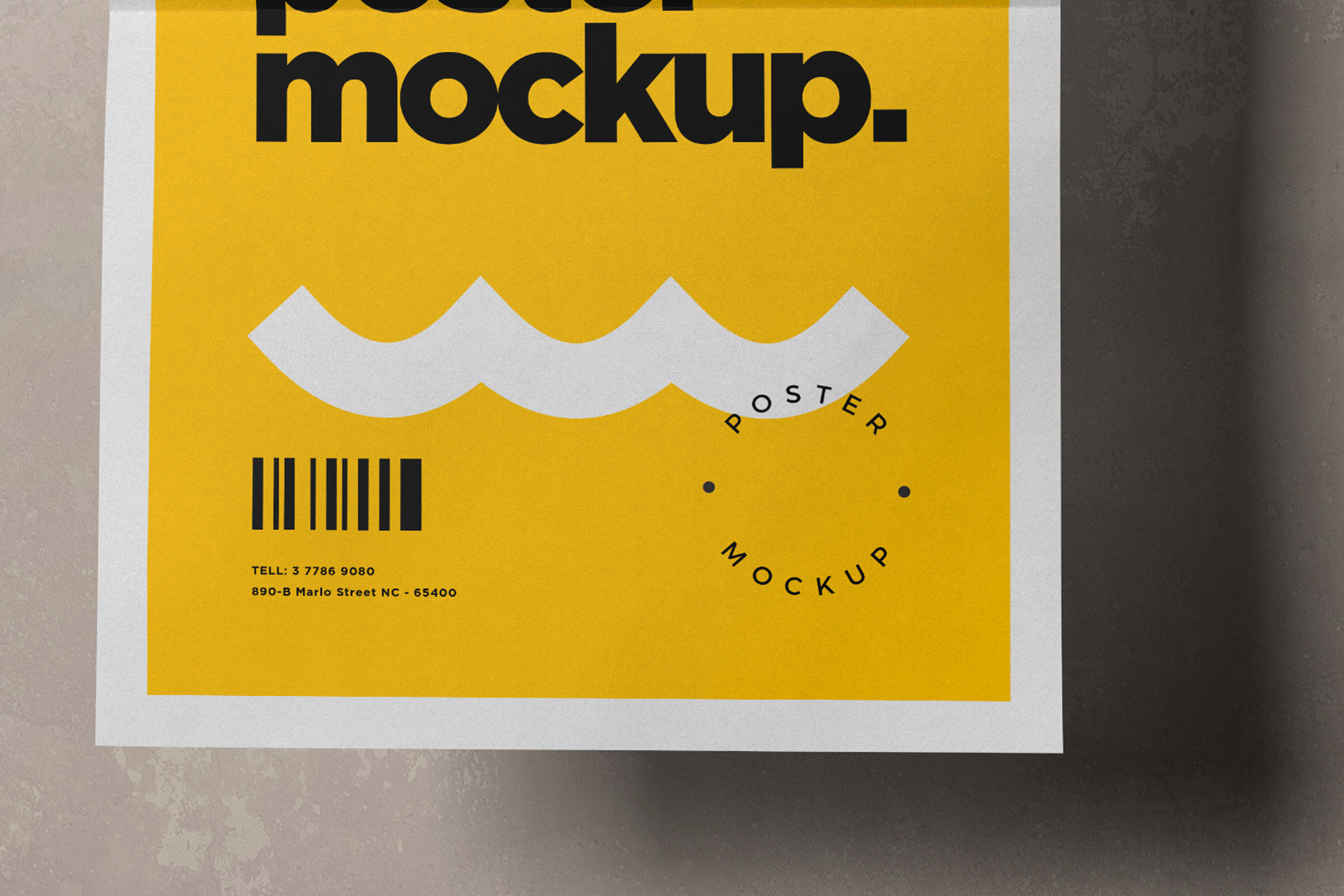 advertising print mockup