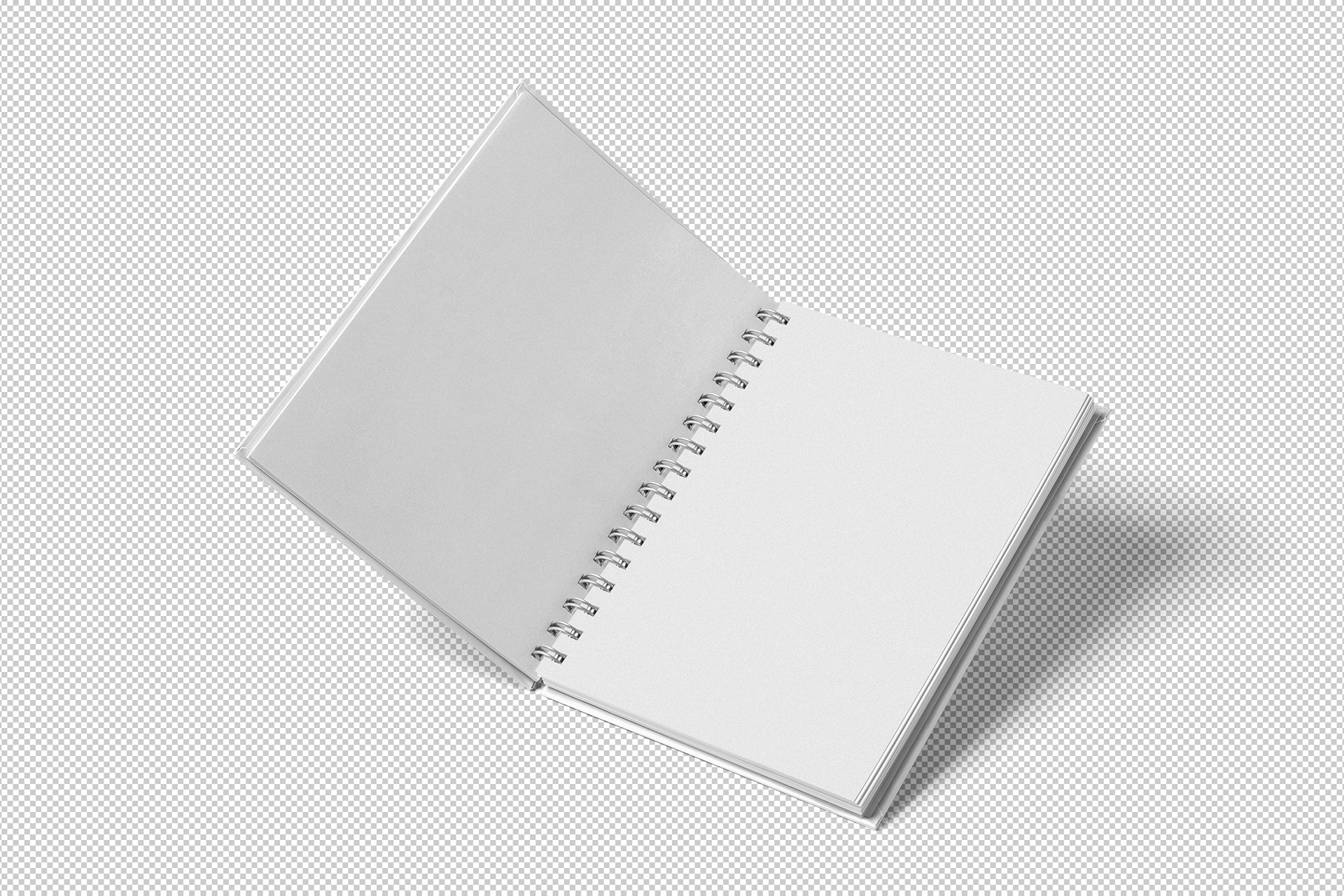 hardcover notebook mock-up