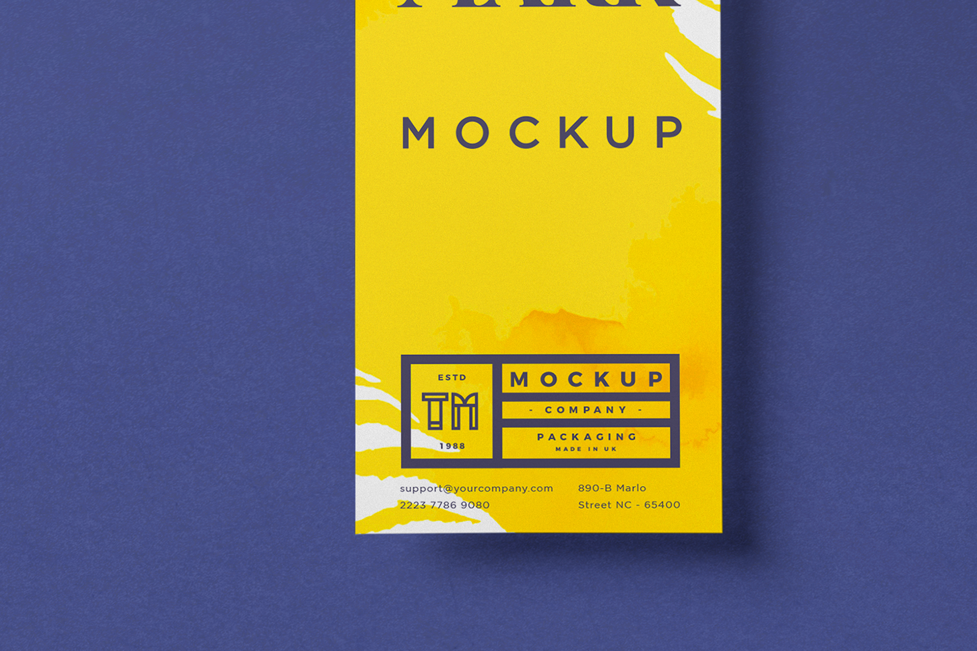 bookmark mockup