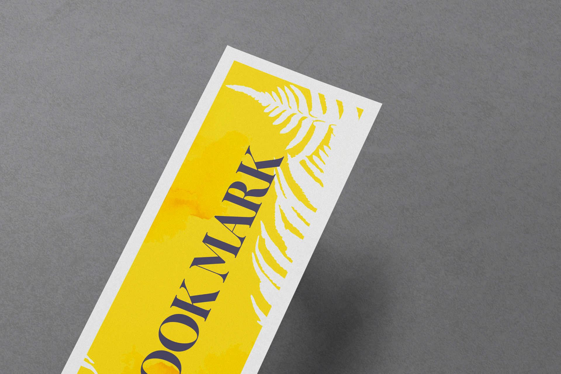 bookmark mockup