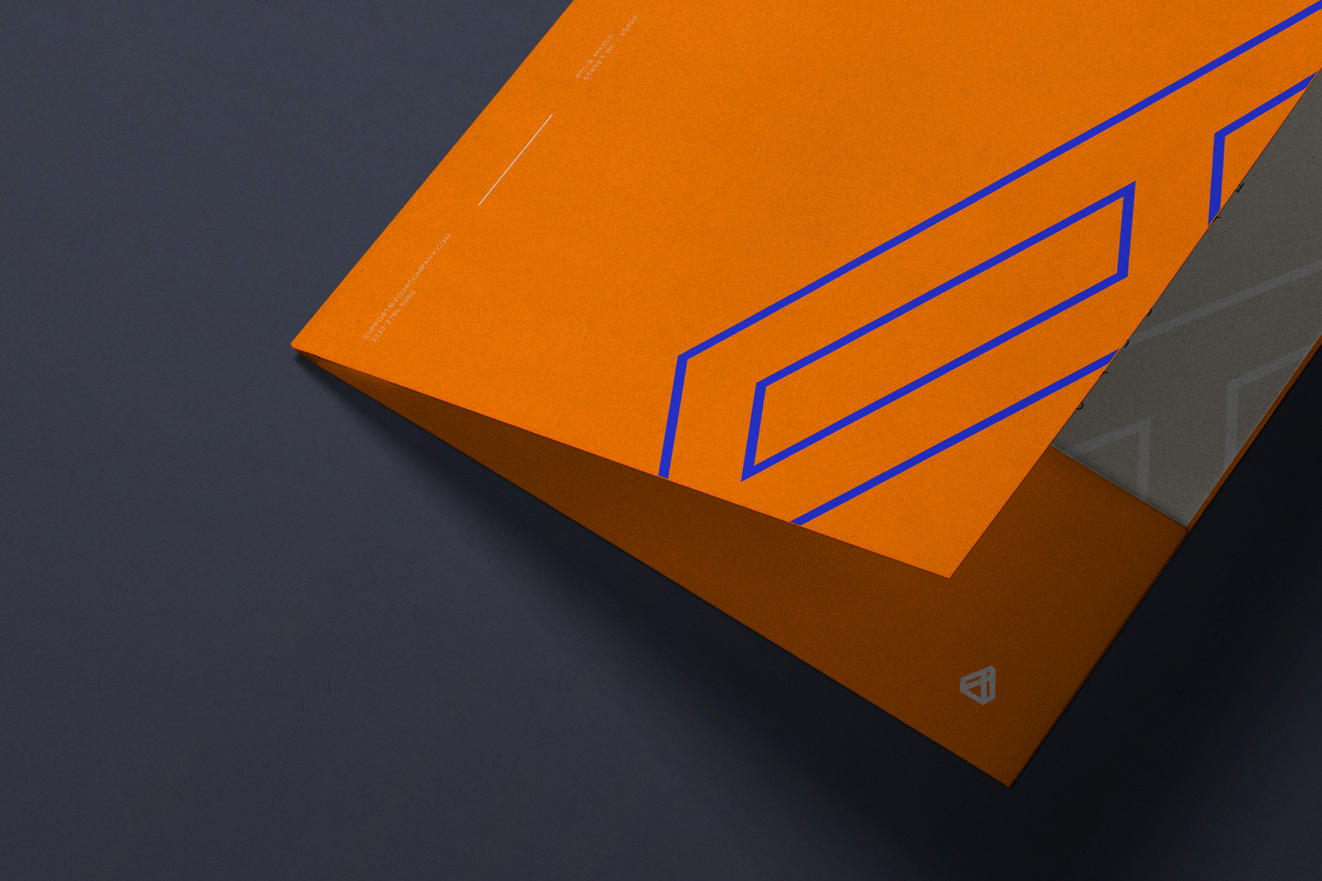 corporate identity folder