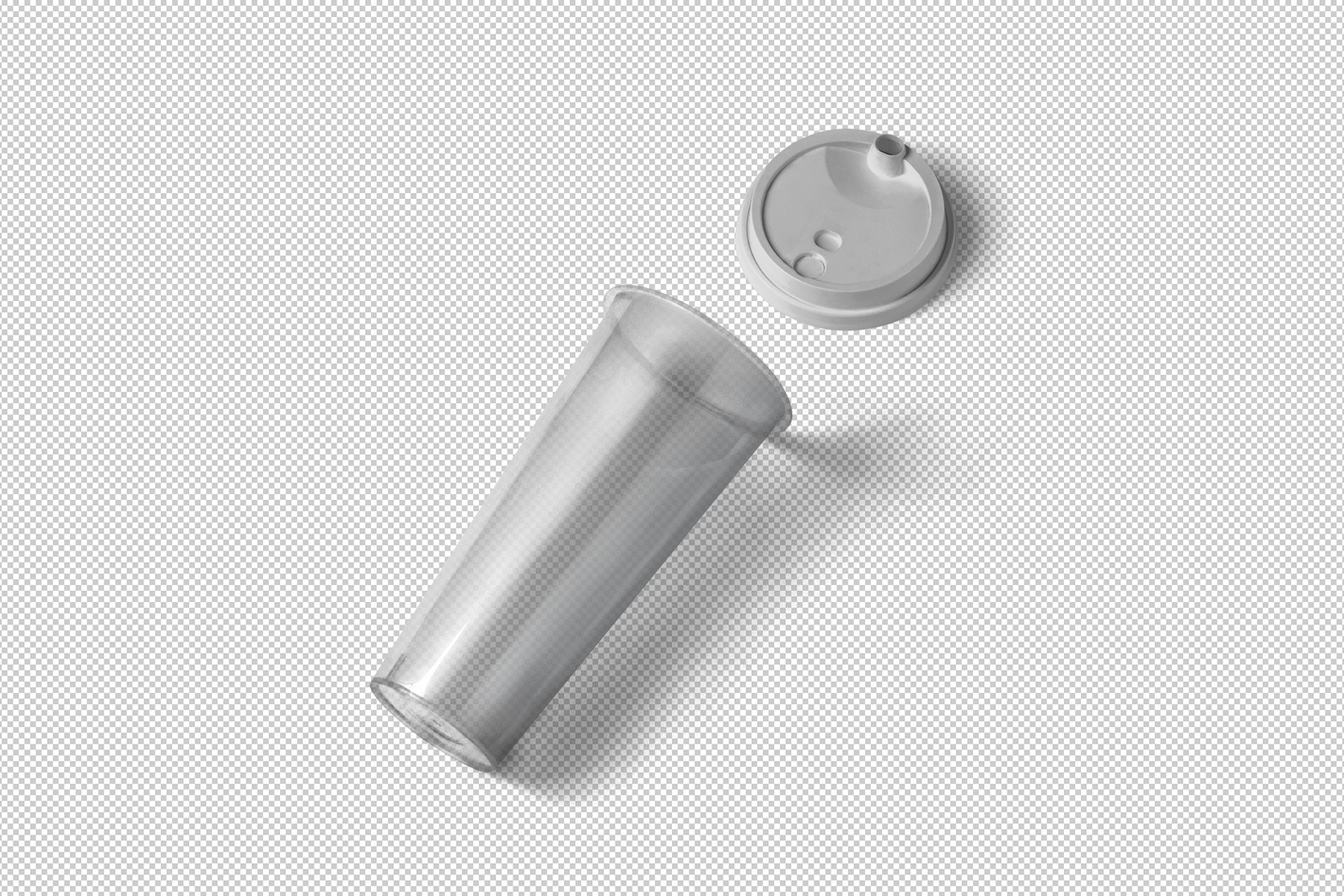 realistic beverage branding