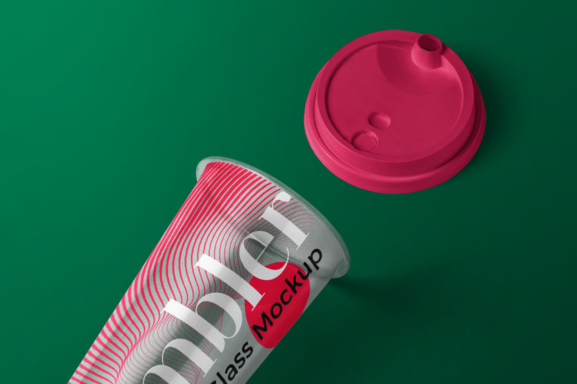 realistic beverage branding