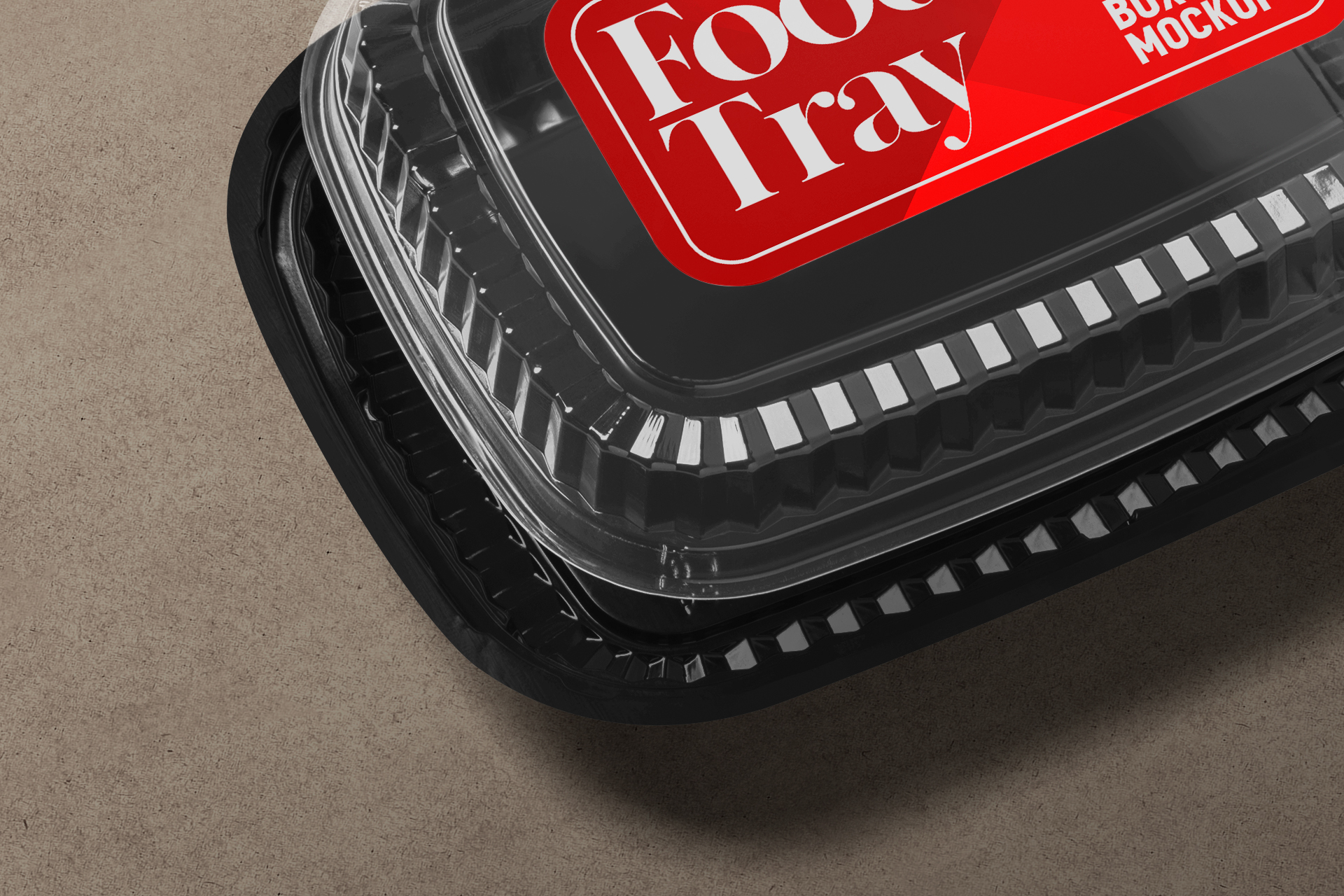 fast food tray mock-up