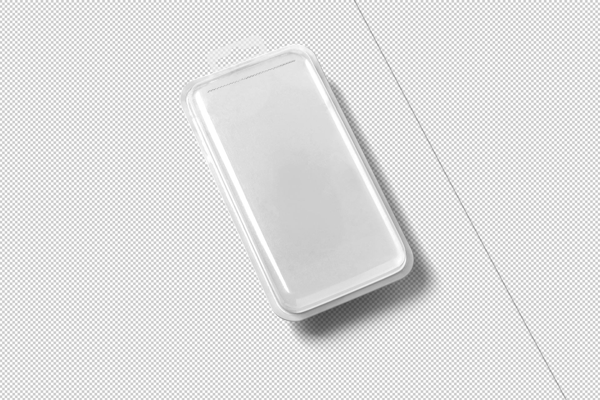 blister packaging mock-up