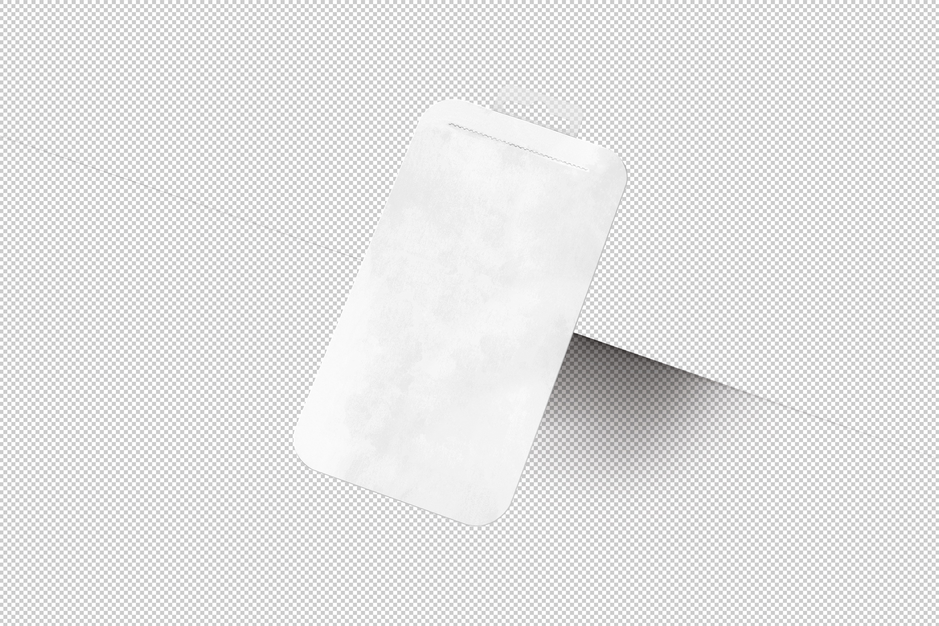 clear plastic box mockup