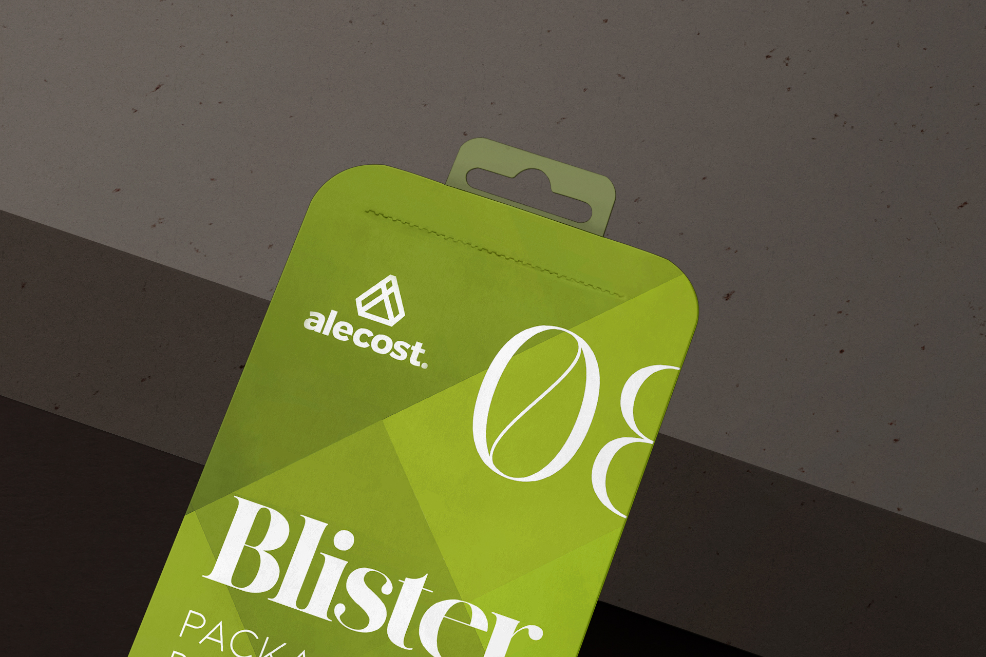 clear plastic box mockup
