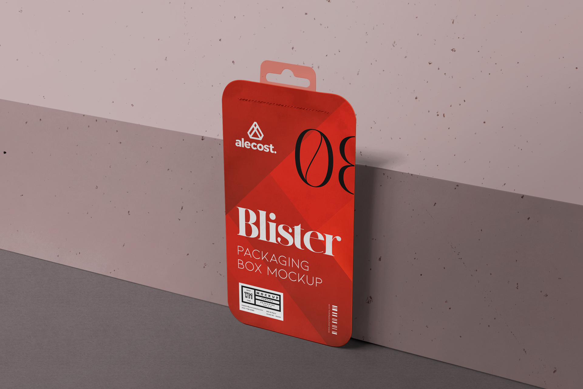 Realistic Blister Packaging Mockup – High-Quality Design