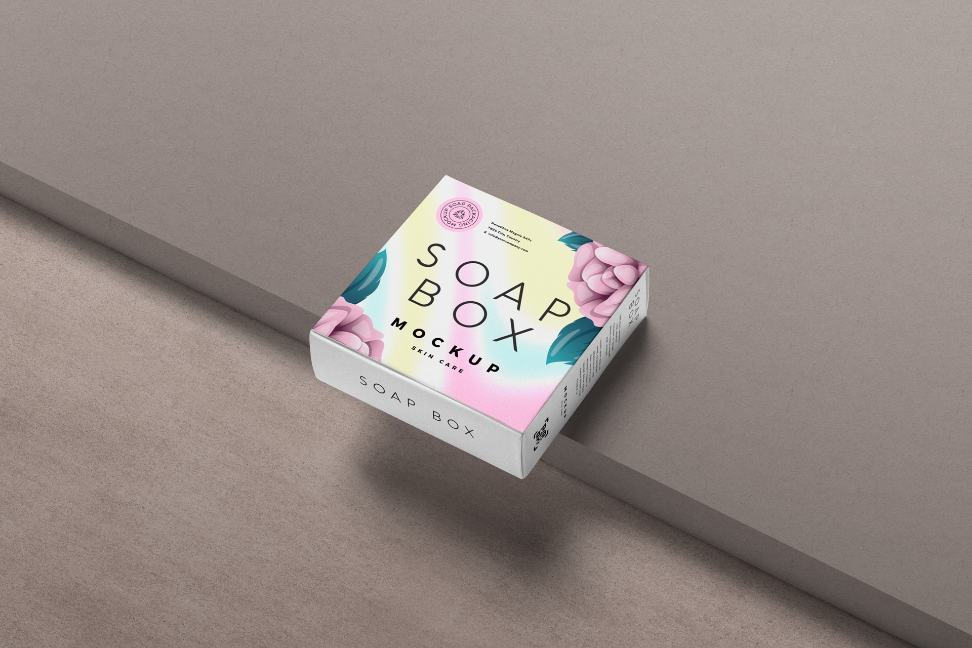 Soap Packaging Mockup – Customizable Design