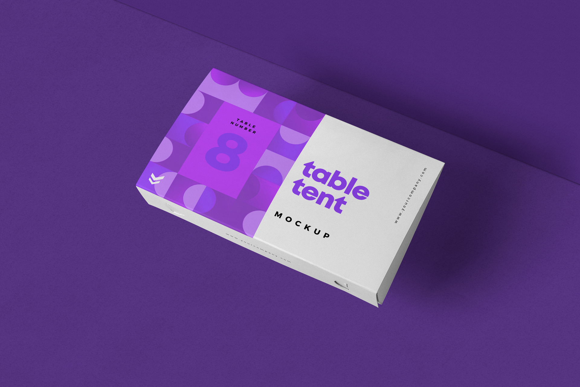 Table Tent Display Mockup – Professional Branding