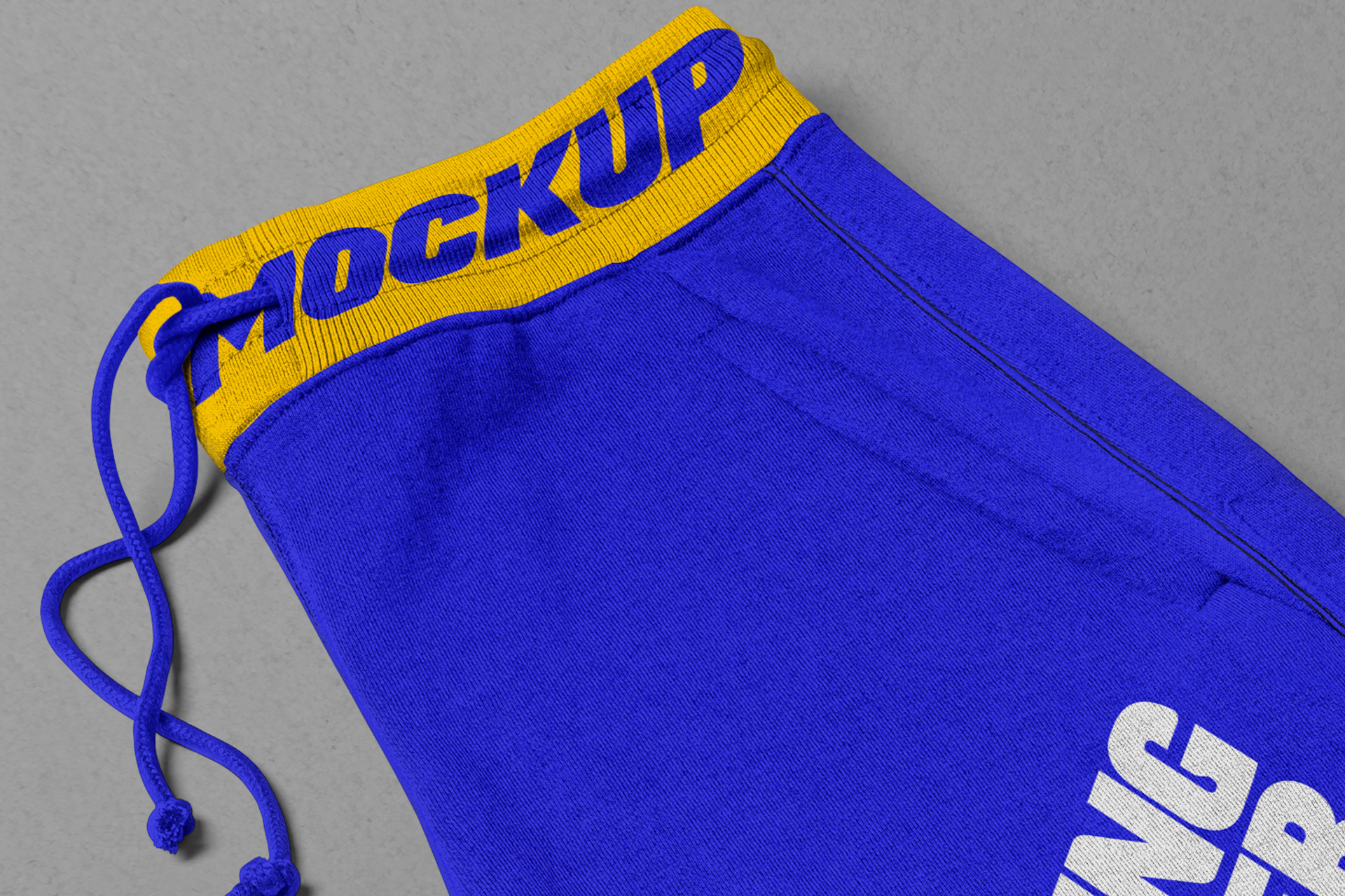 fitness apparel mock-up