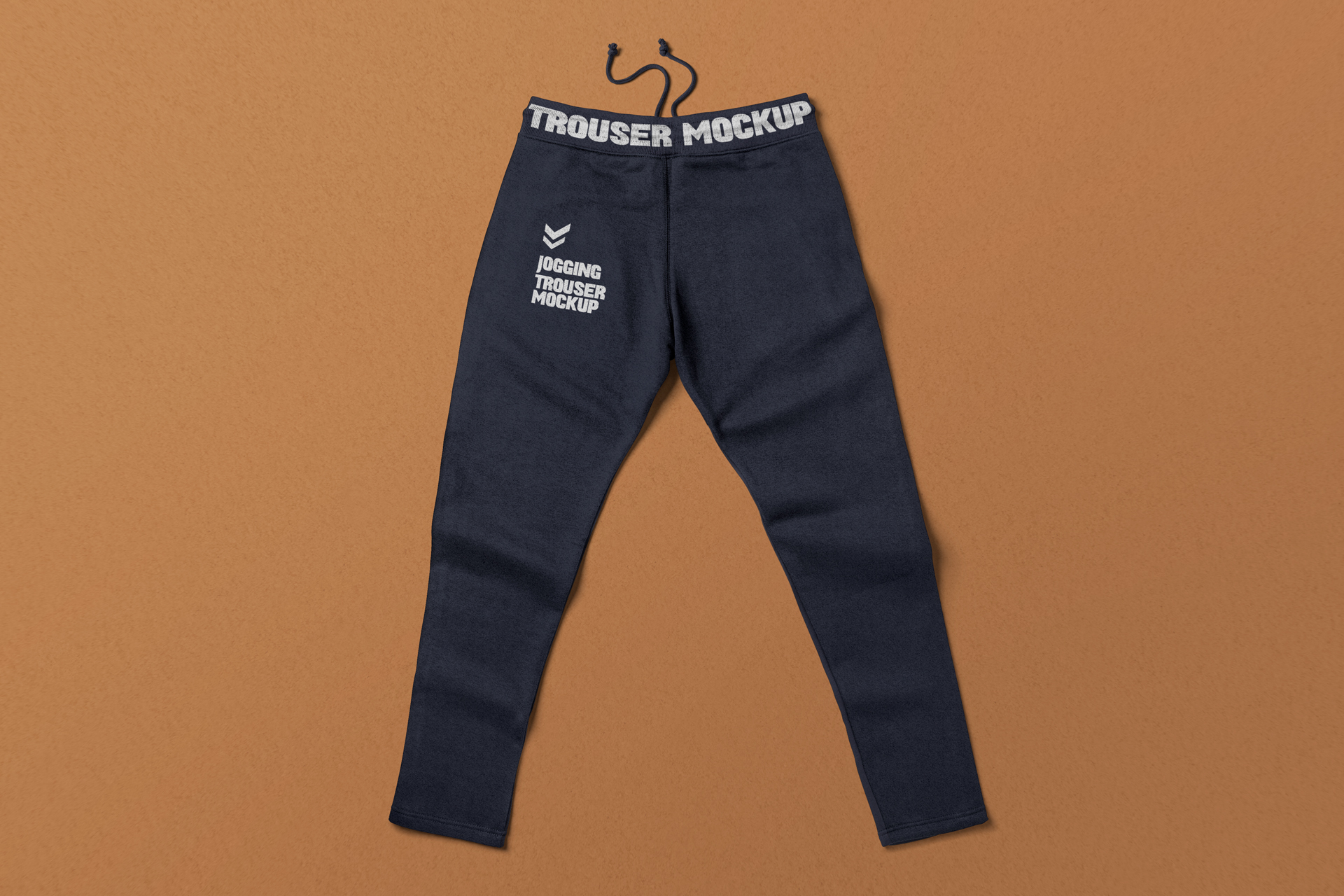 Back View Jogging Trousers Mockup for Sportswear Design