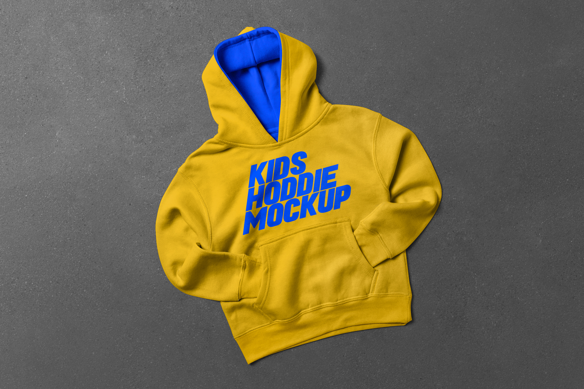 Vibrant Kids Hoodie Mockup for Apparel Branding