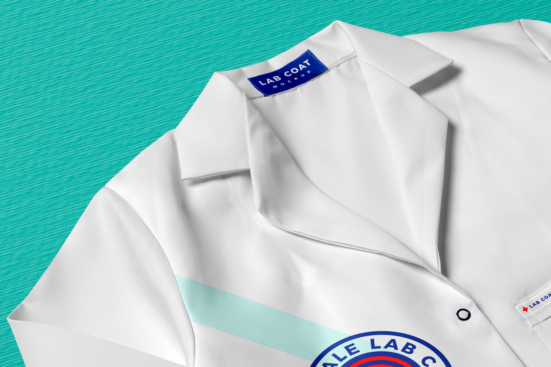 female lab coat mock-up