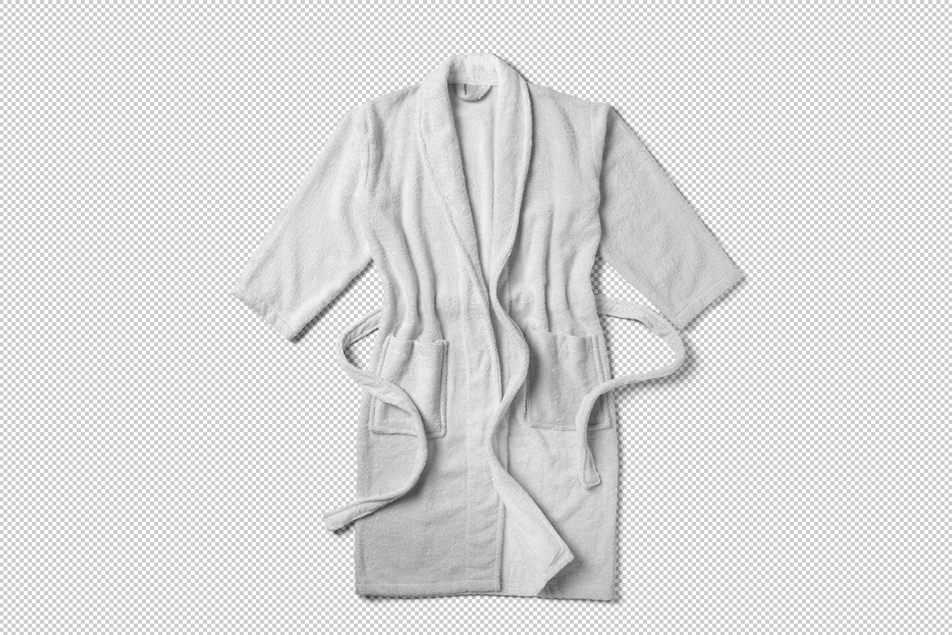 bathrobe mock-up