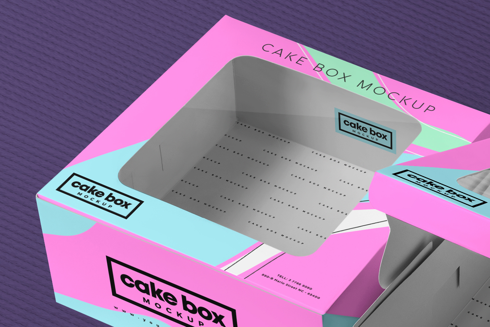 bakery box design template