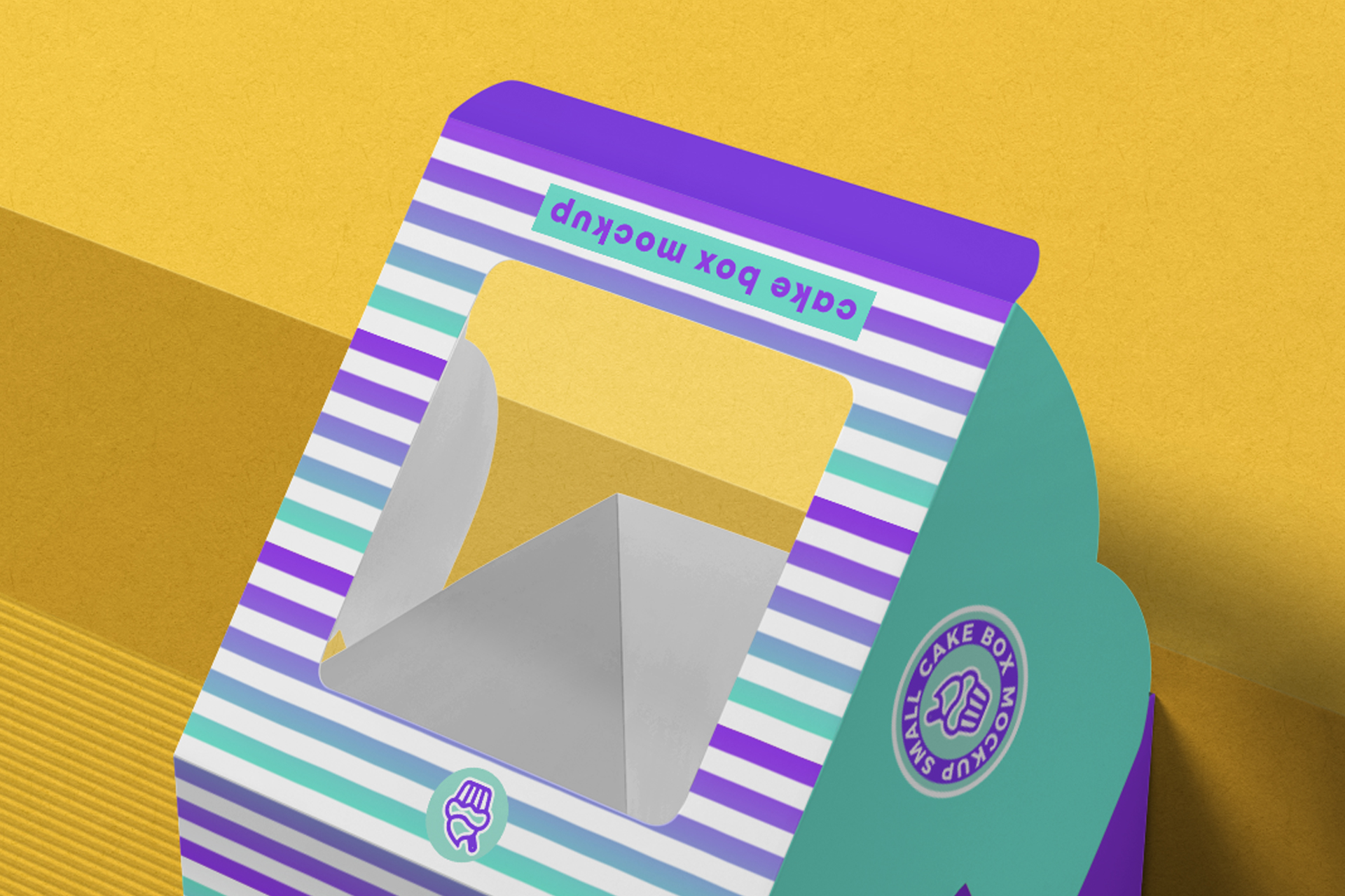 bakery box mock-up