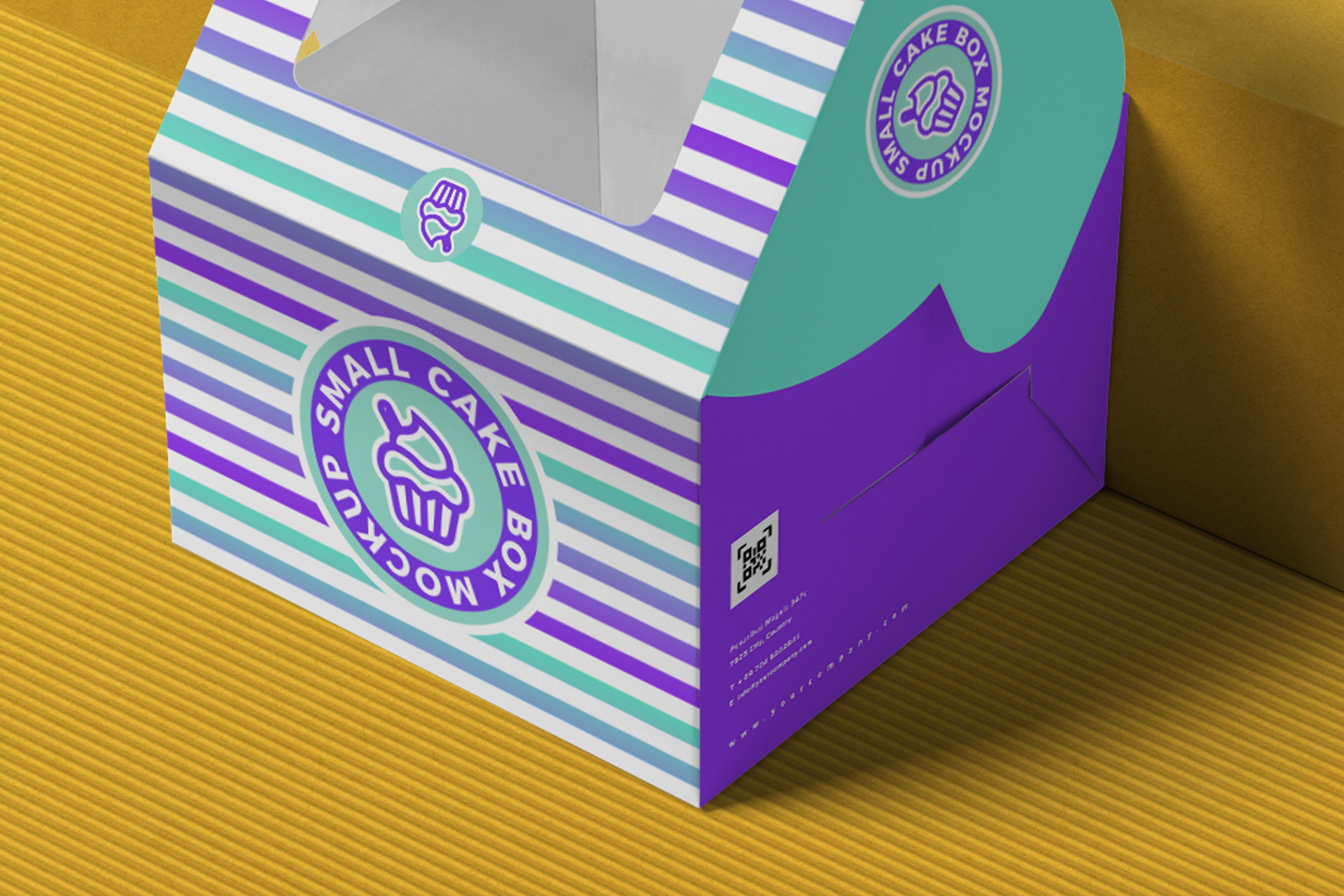 bakery box mock-up
