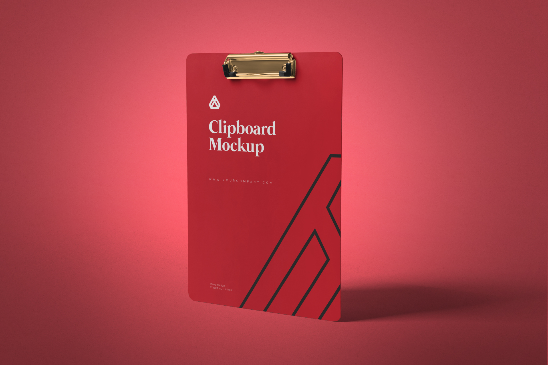 Realistic Clipboard Mockup – Front View