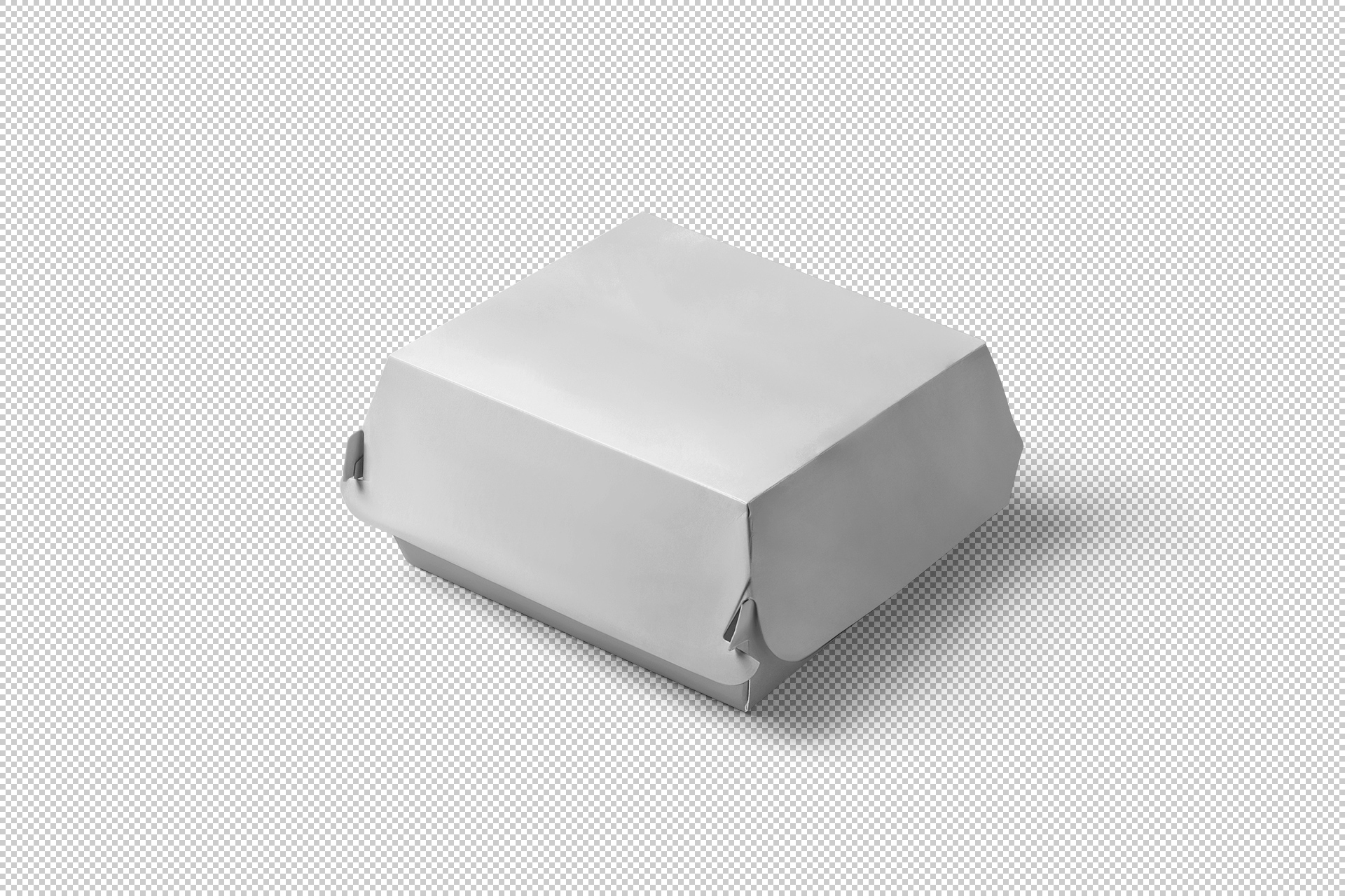 burger box mock-up