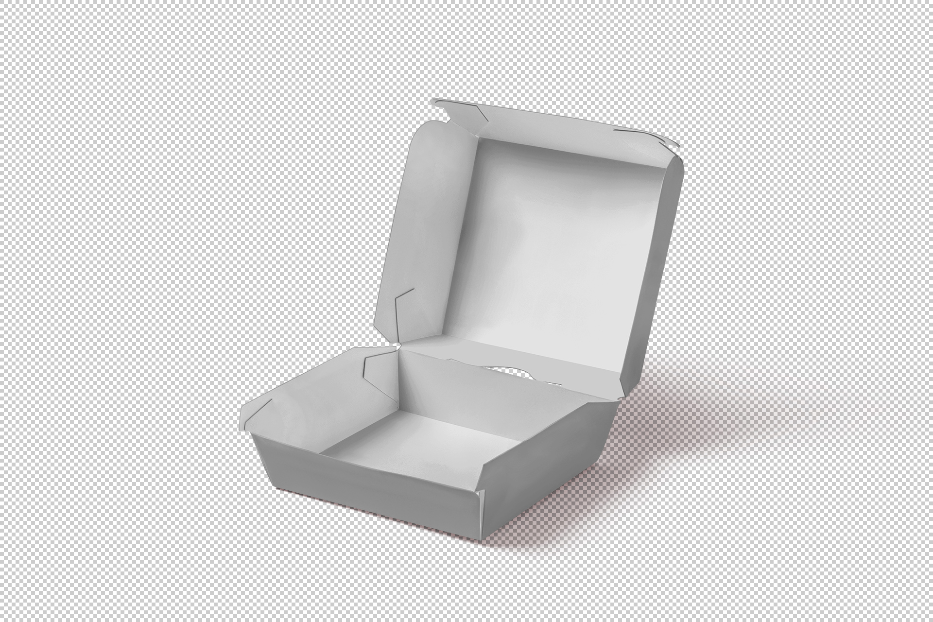 burger box mock-up