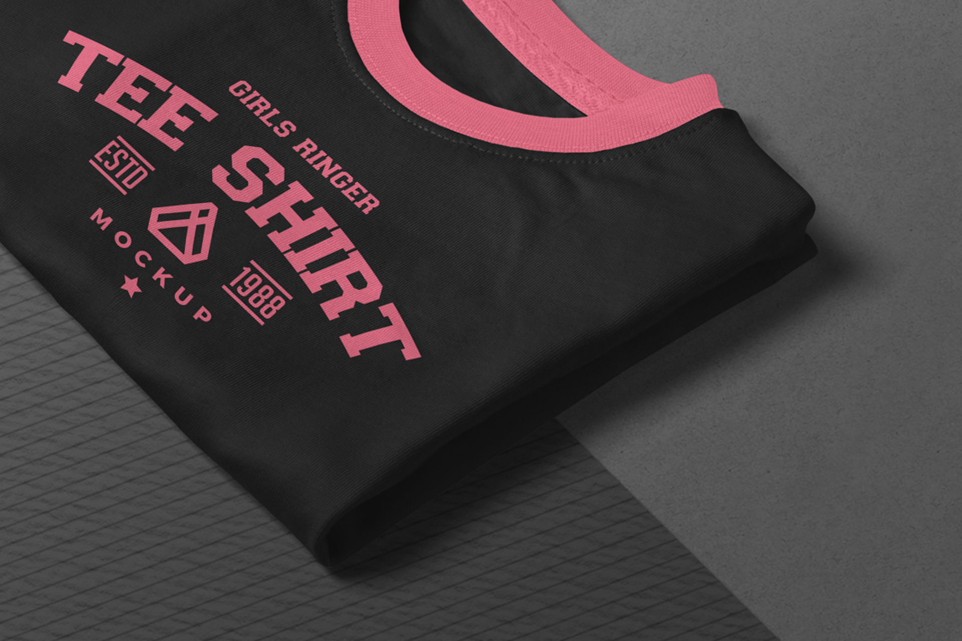 casual wear t-shirt mockup
