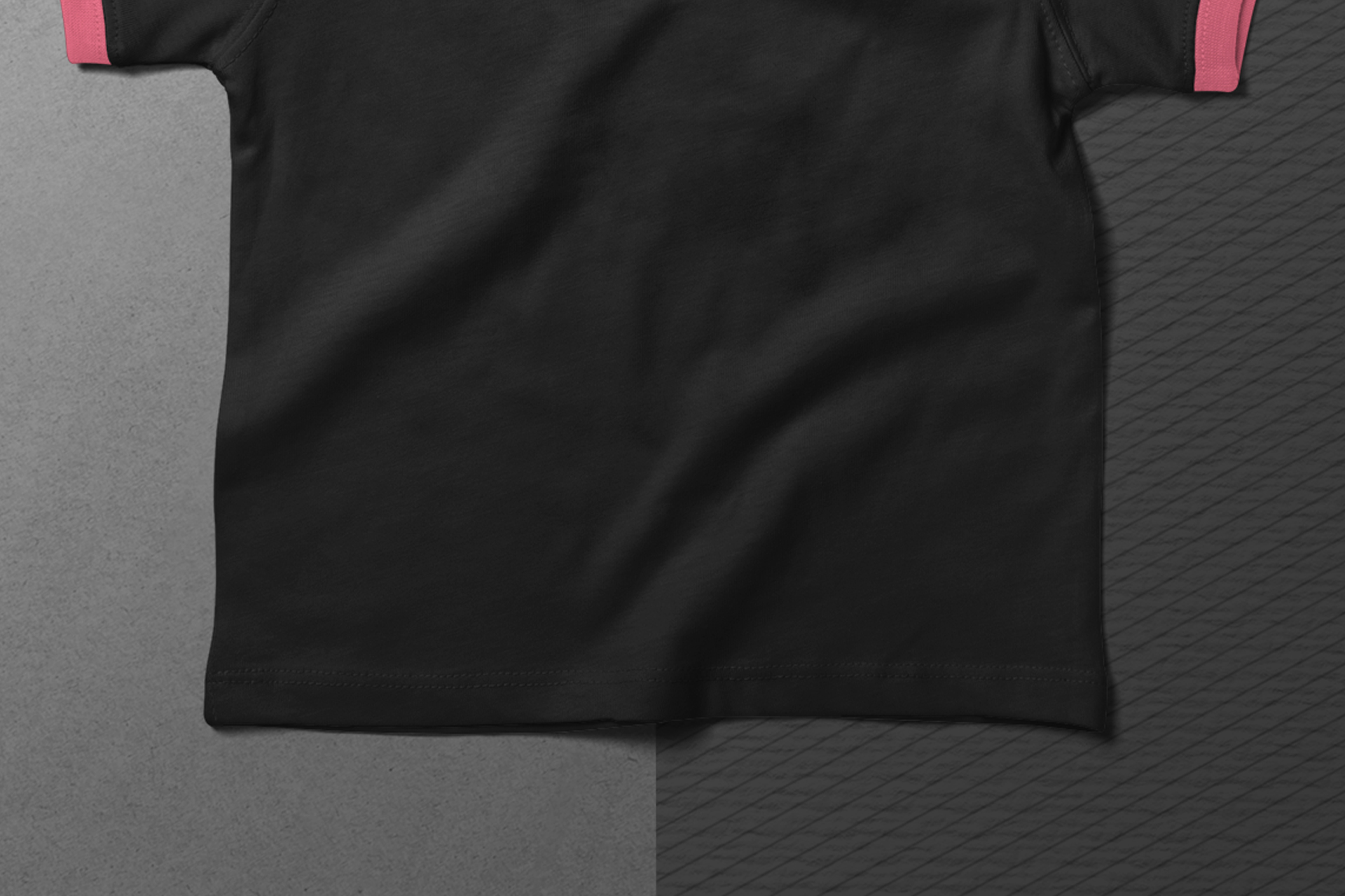 back view t-shirt mock-up