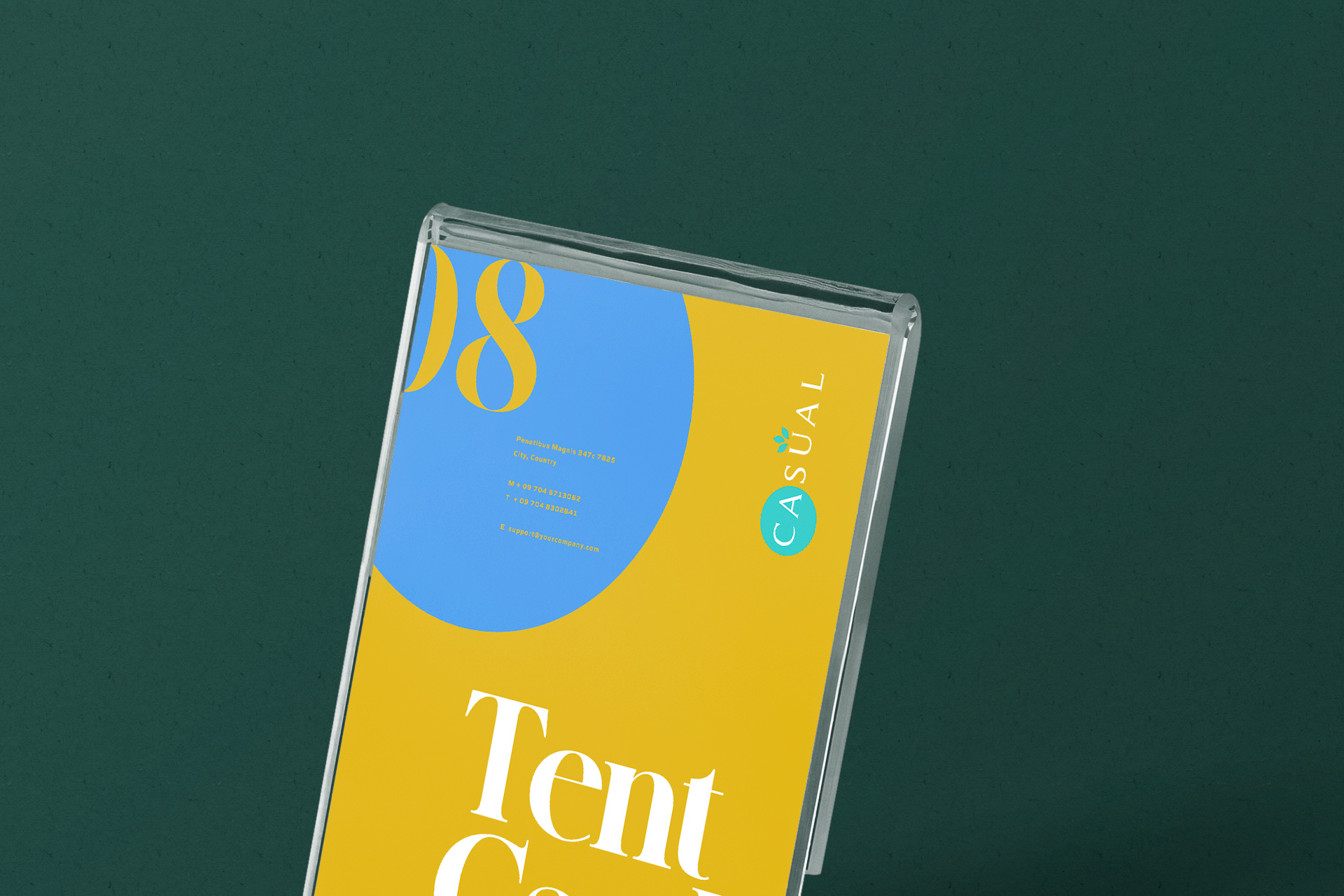 corporate identity display