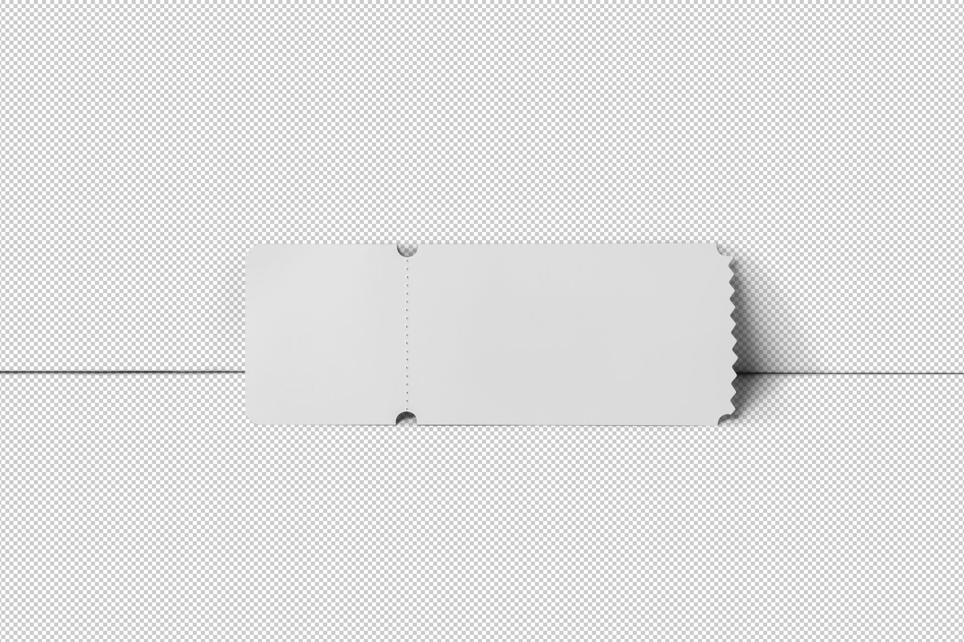 cinema ticket mock-up