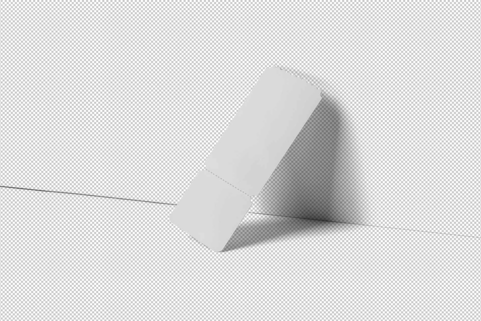 cinema ticket mock-up