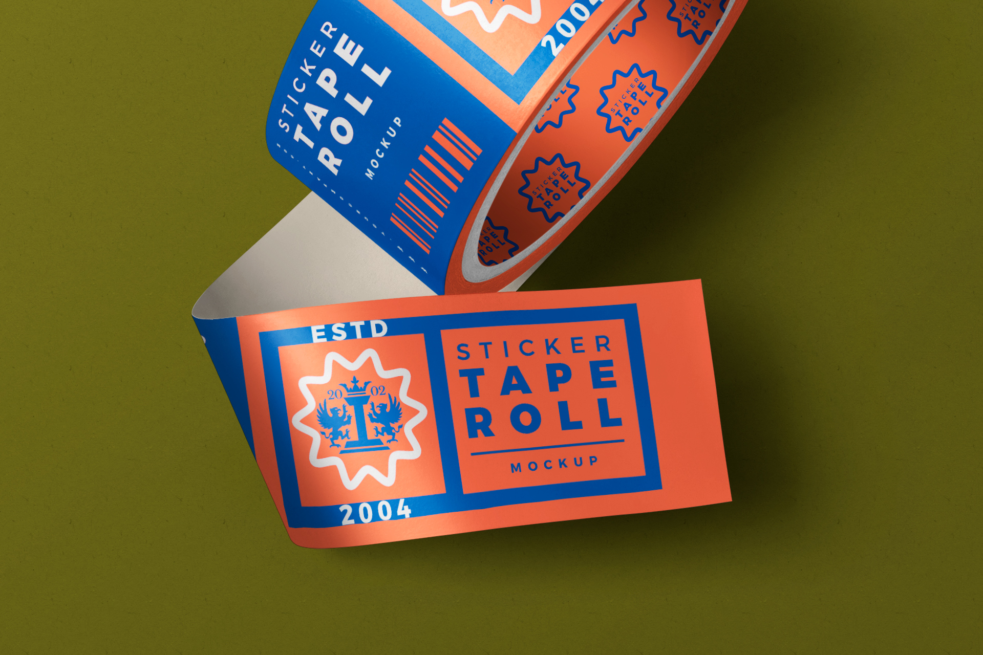 branding tape mock-up