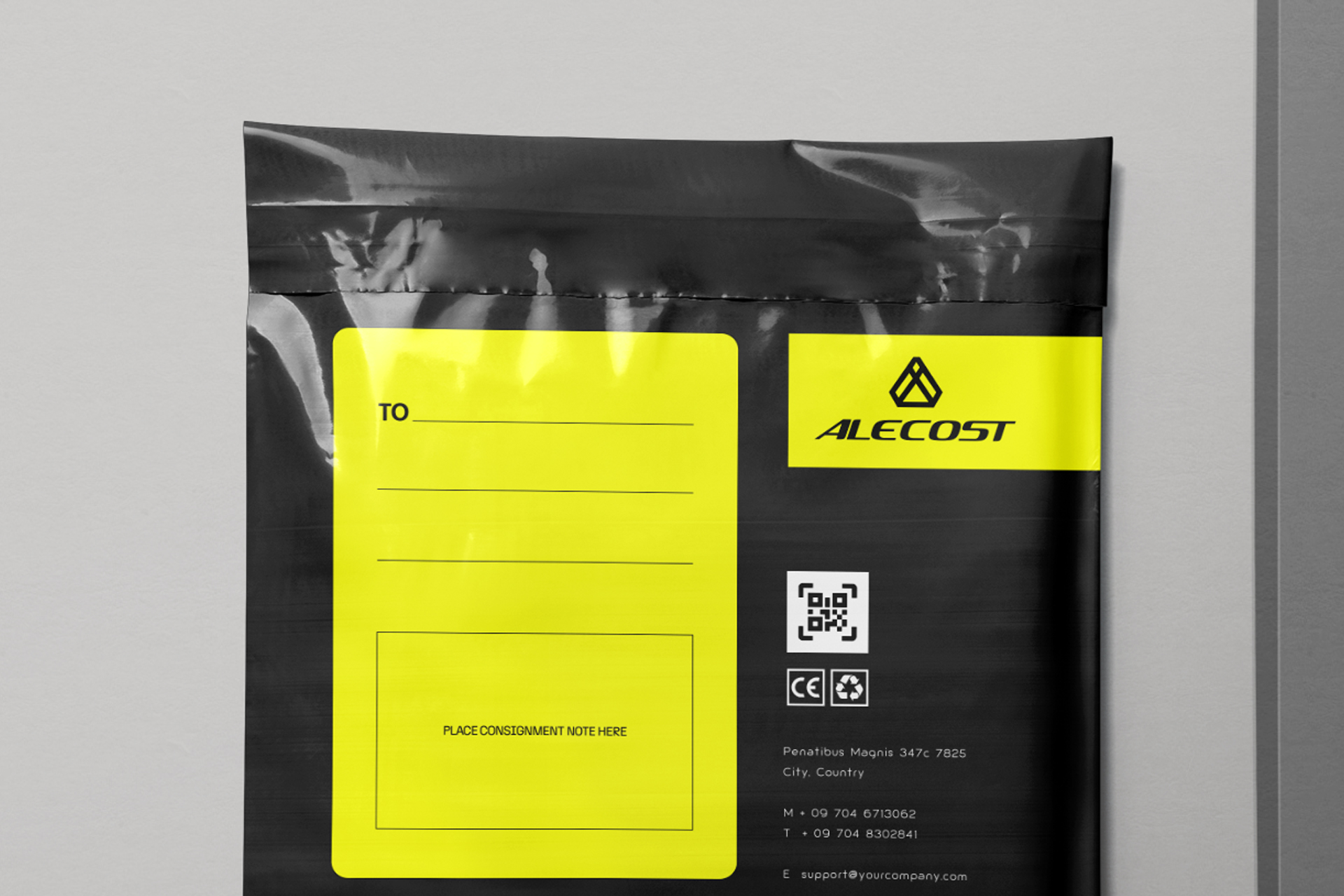 advertising shipping mockup