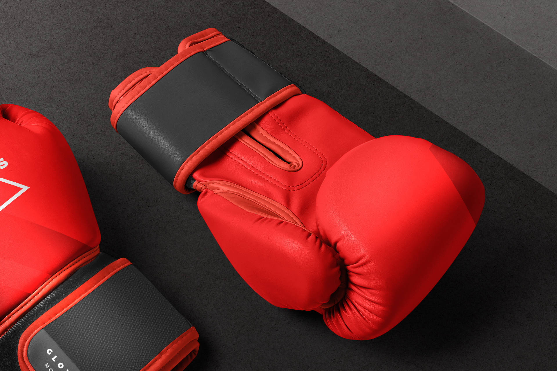 boxing gloves mock-up