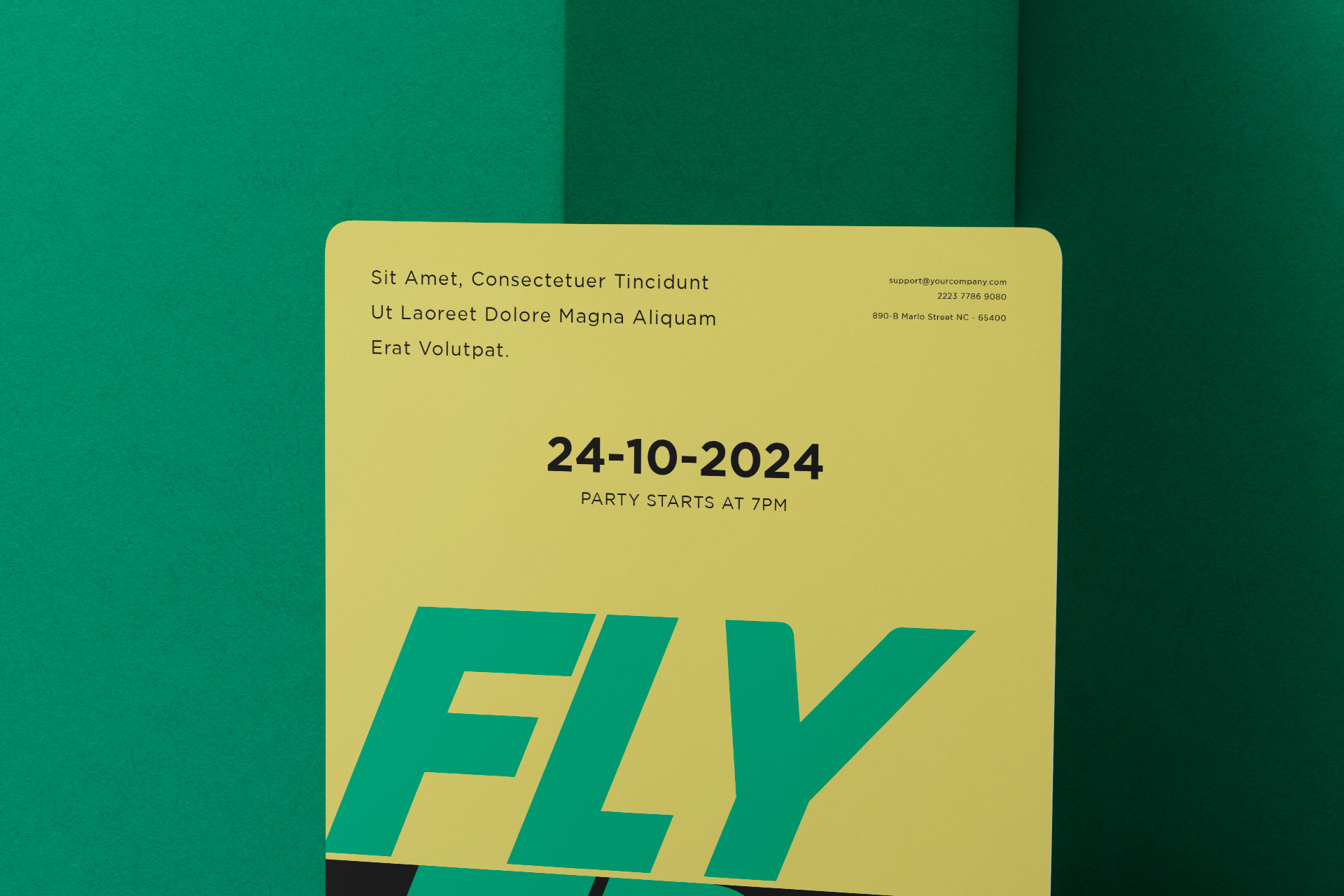 a5 advertising flyer