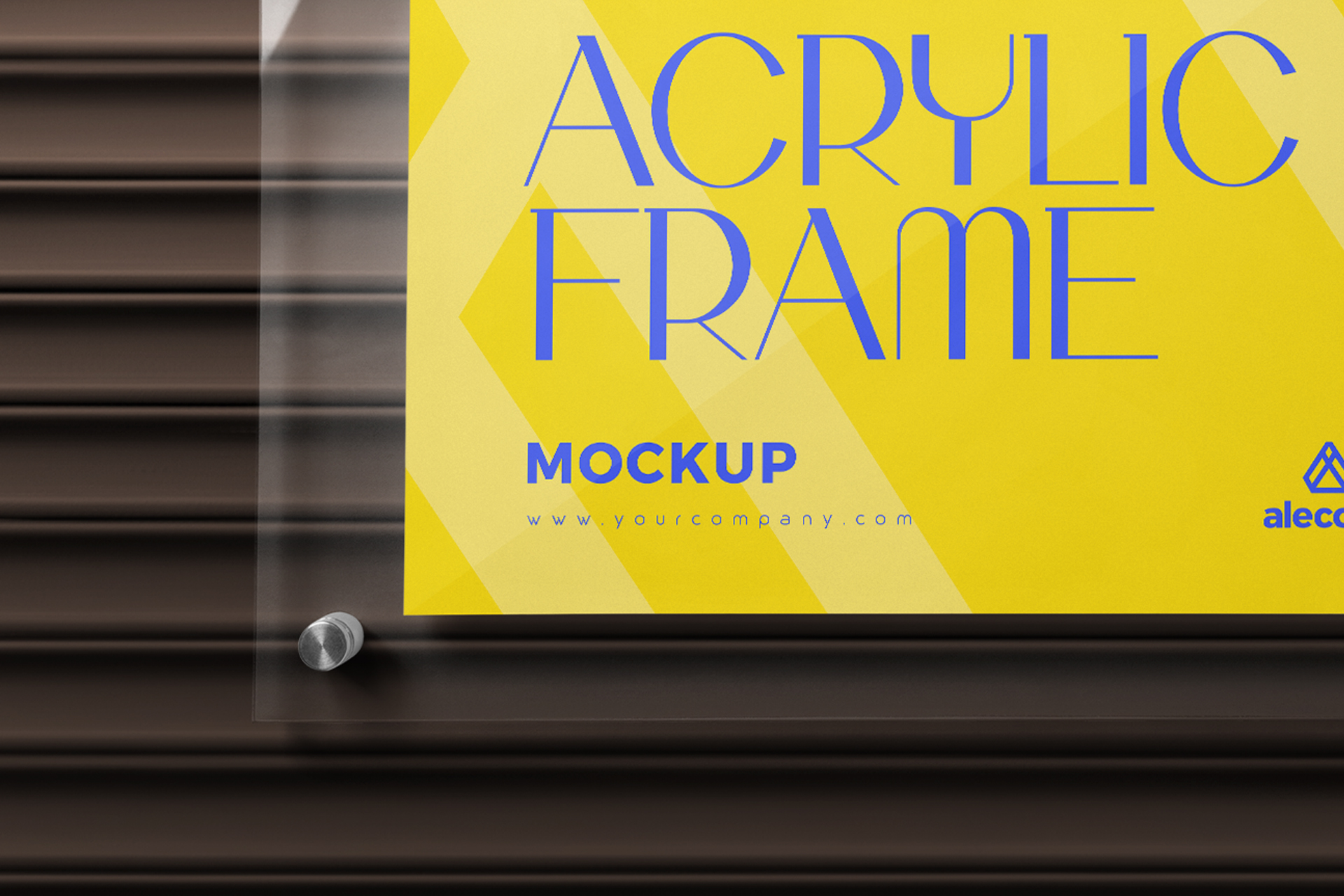 acrylic frame mockup