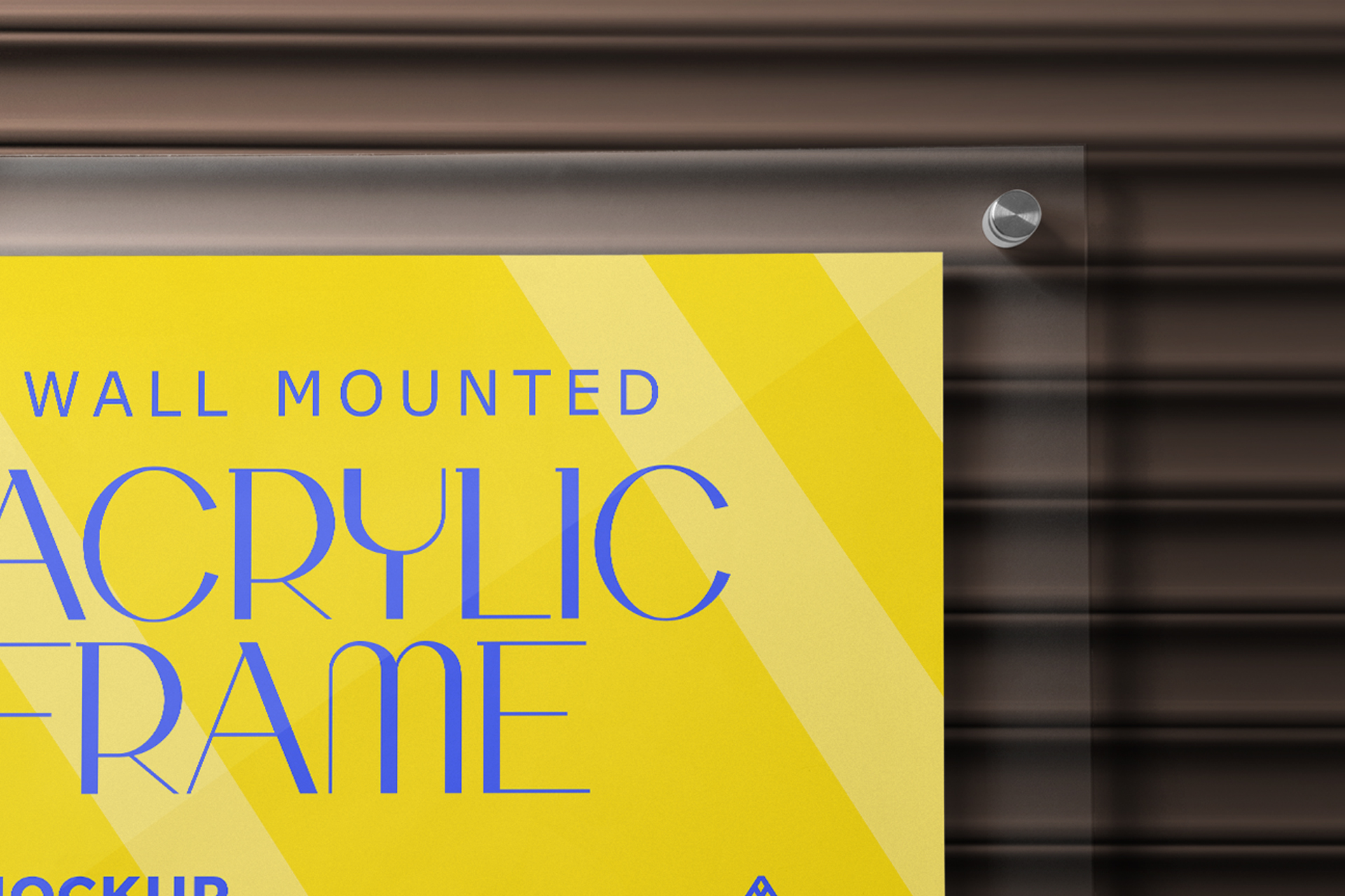 acrylic frame mockup